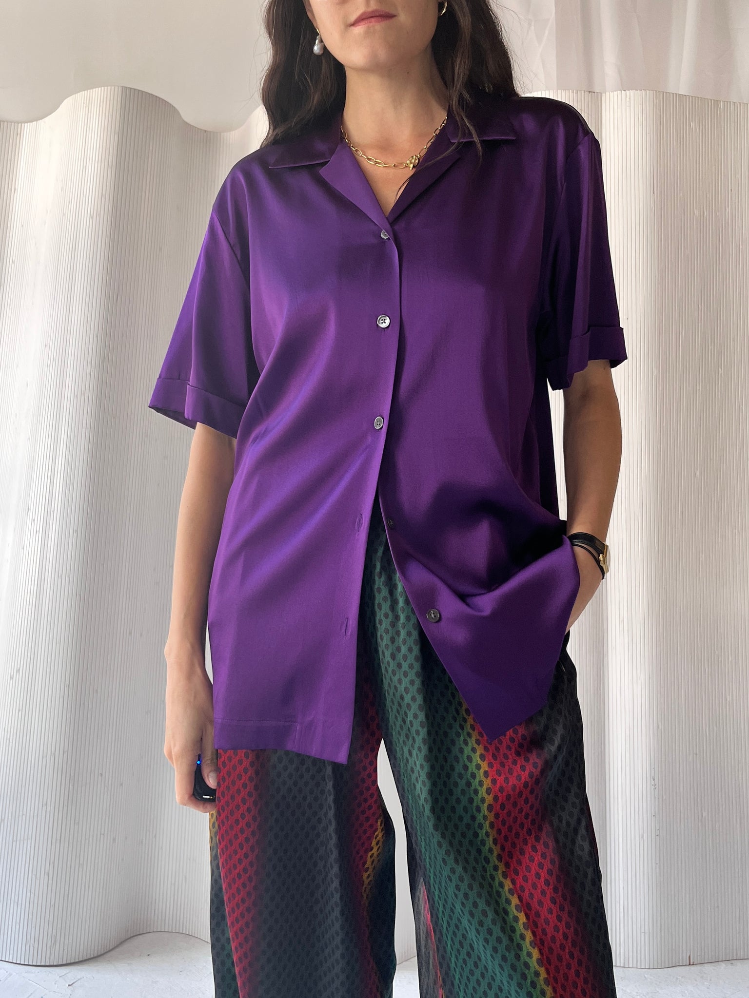 St Andrew shirt purple