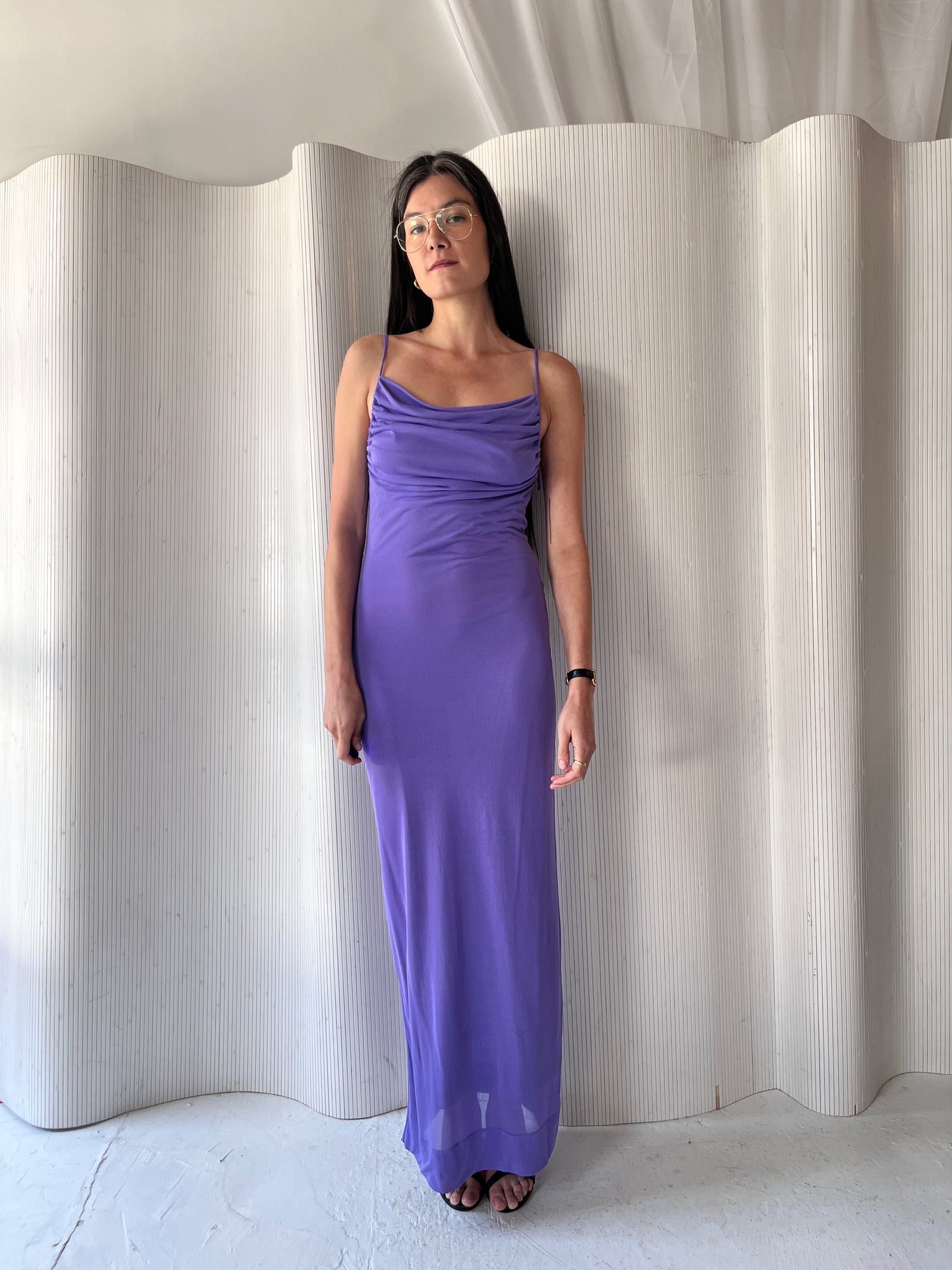 Plein Sud Sun 2000s Purple Dress