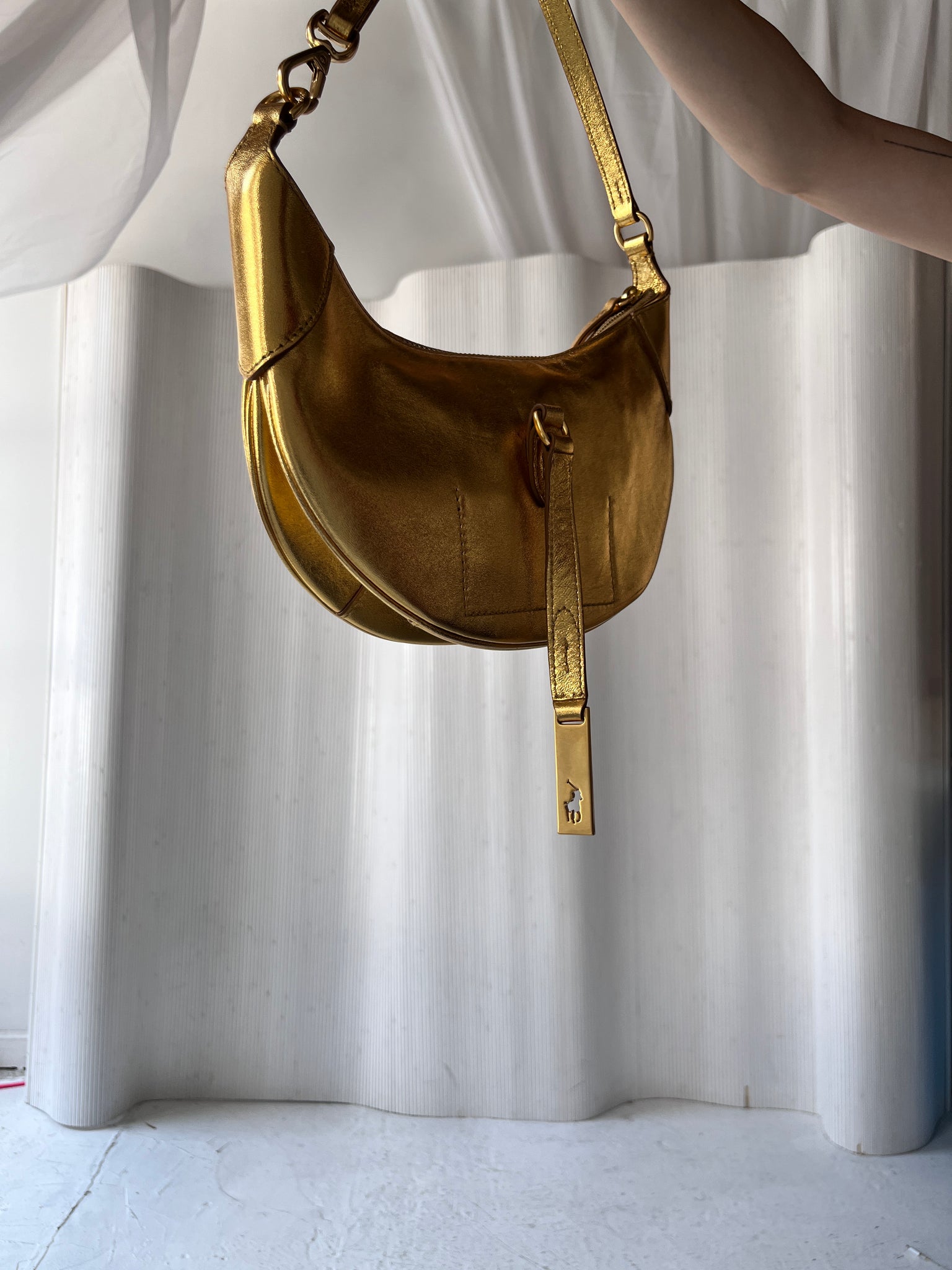 Ralph Lauren gold purse