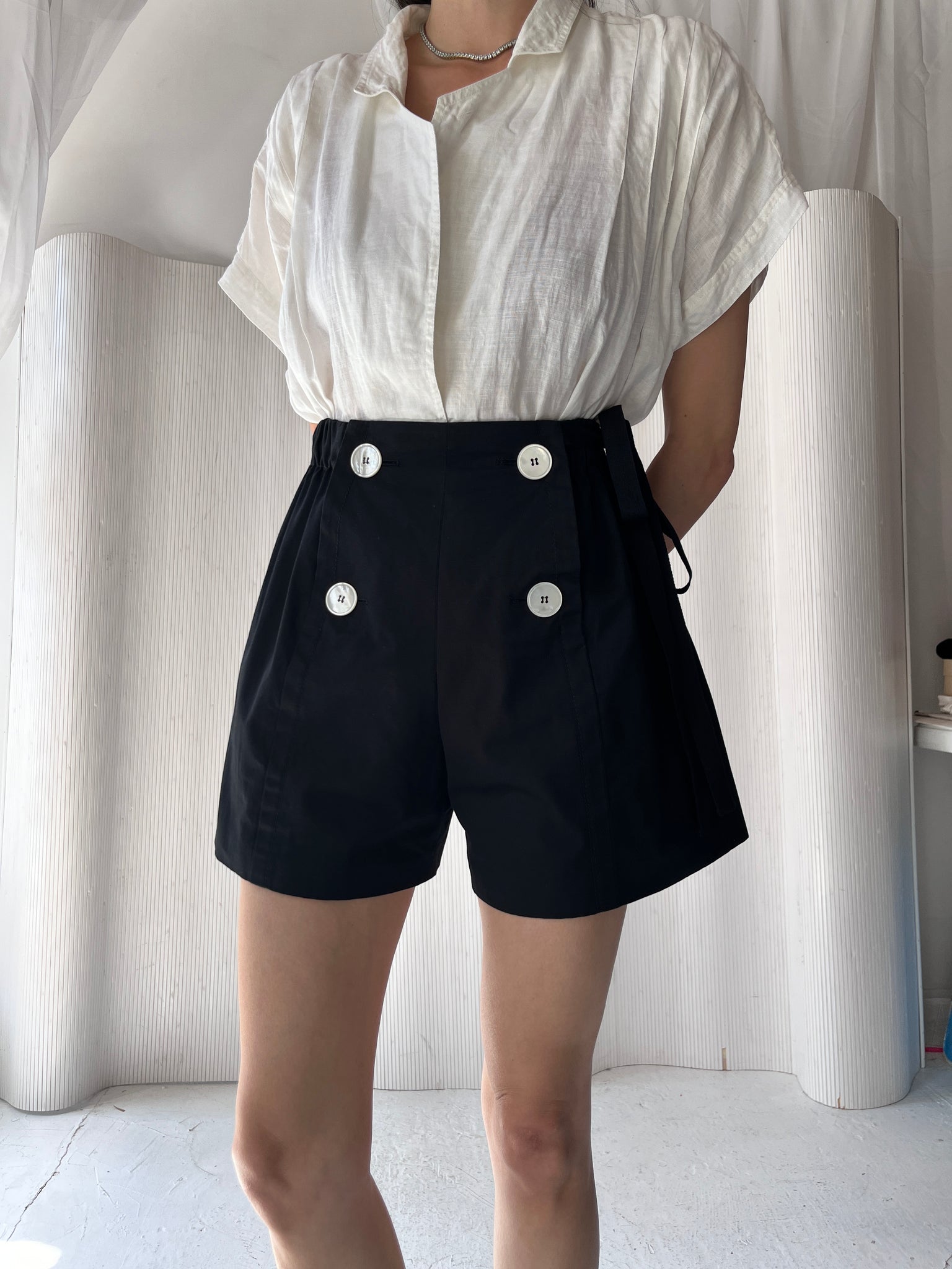 Prada button short