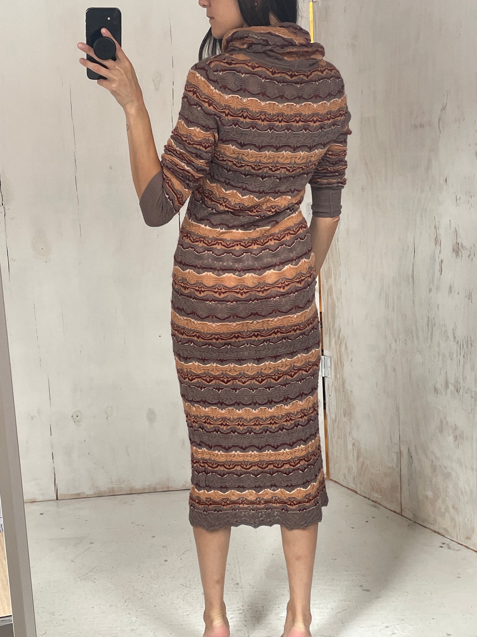 Missoni 00s Turtleneck Dress