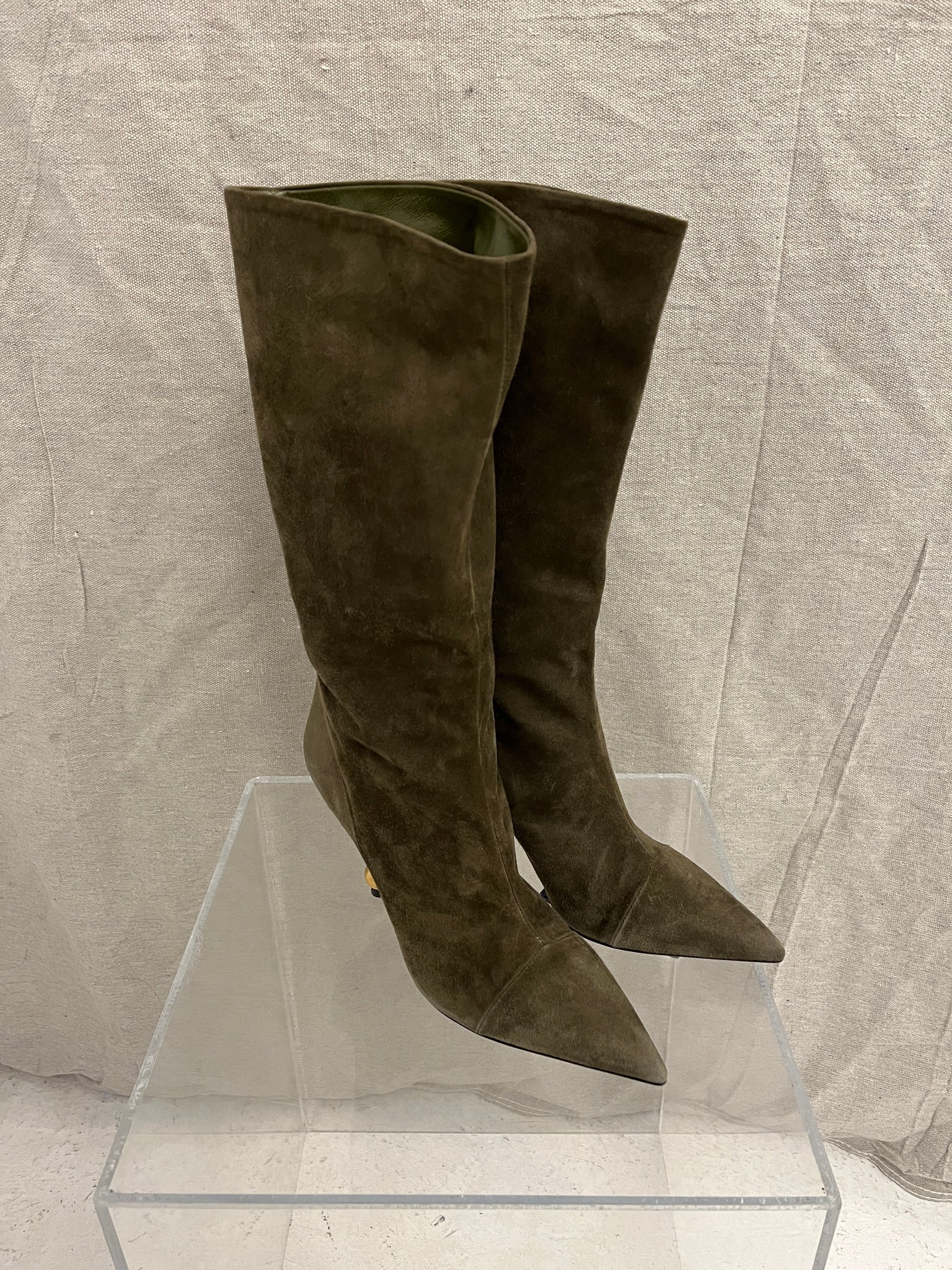 Maria Luca olive boot