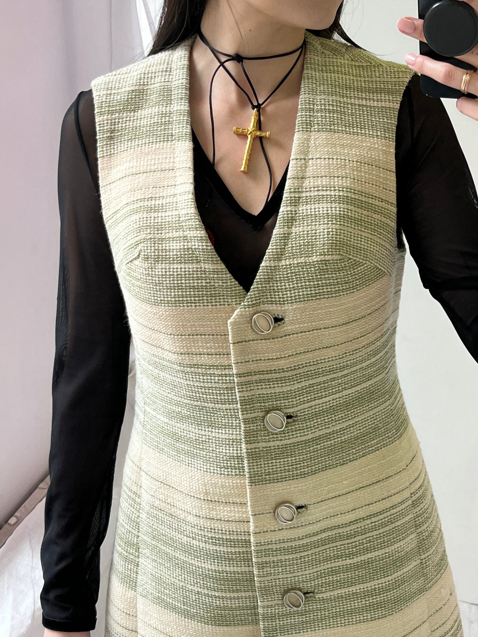 Vintage vest dress