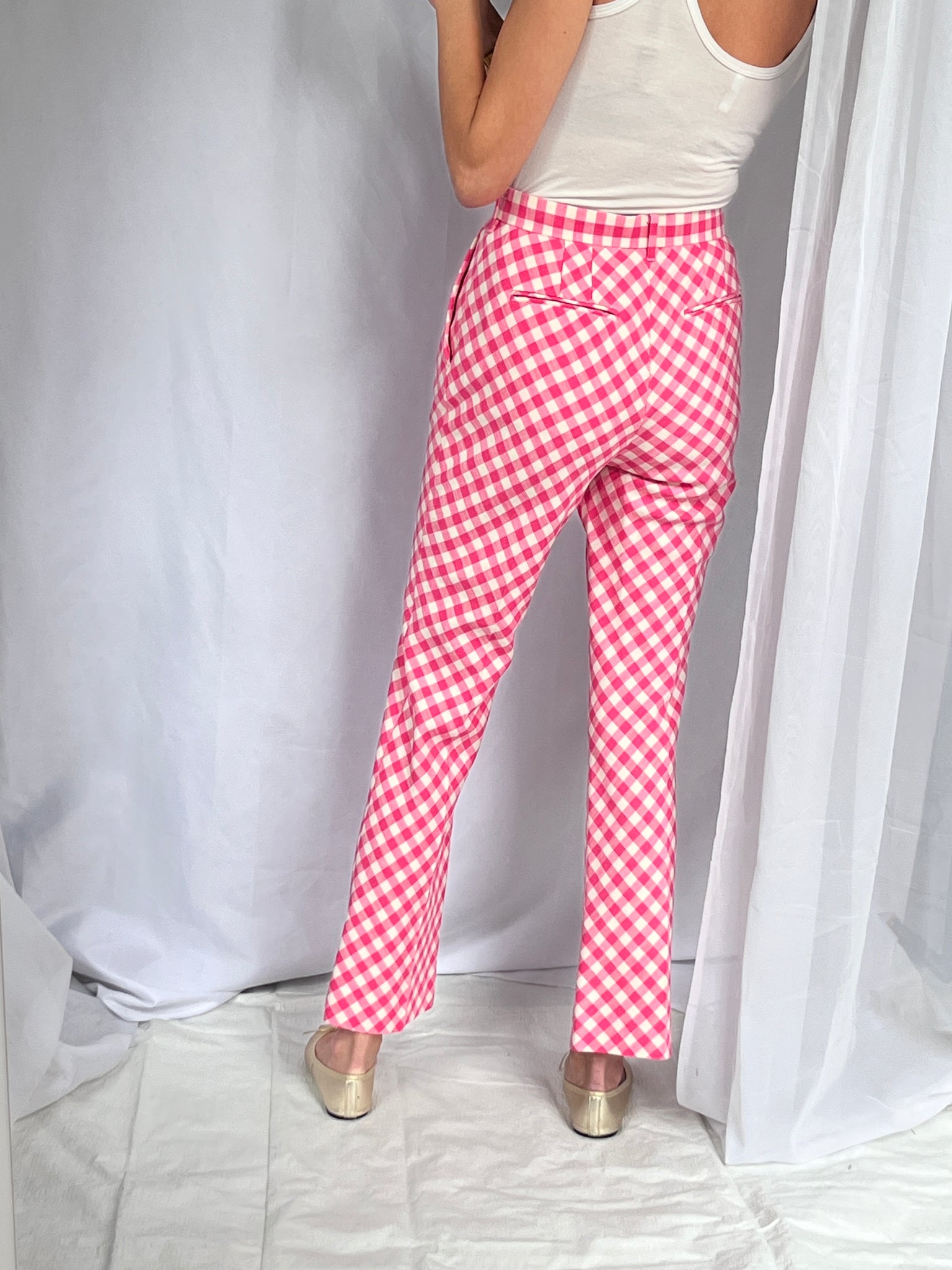 EENK Pink gingham pant