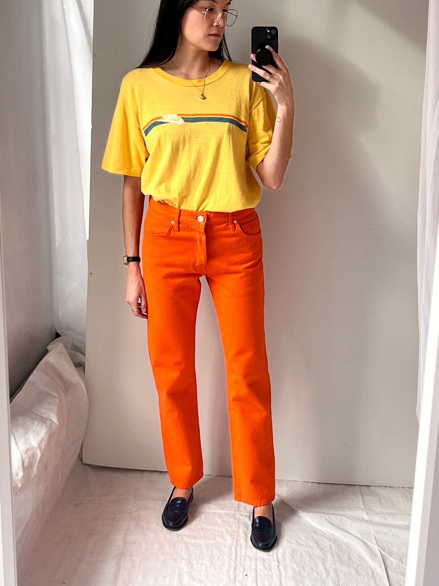 Frame Orange Denim