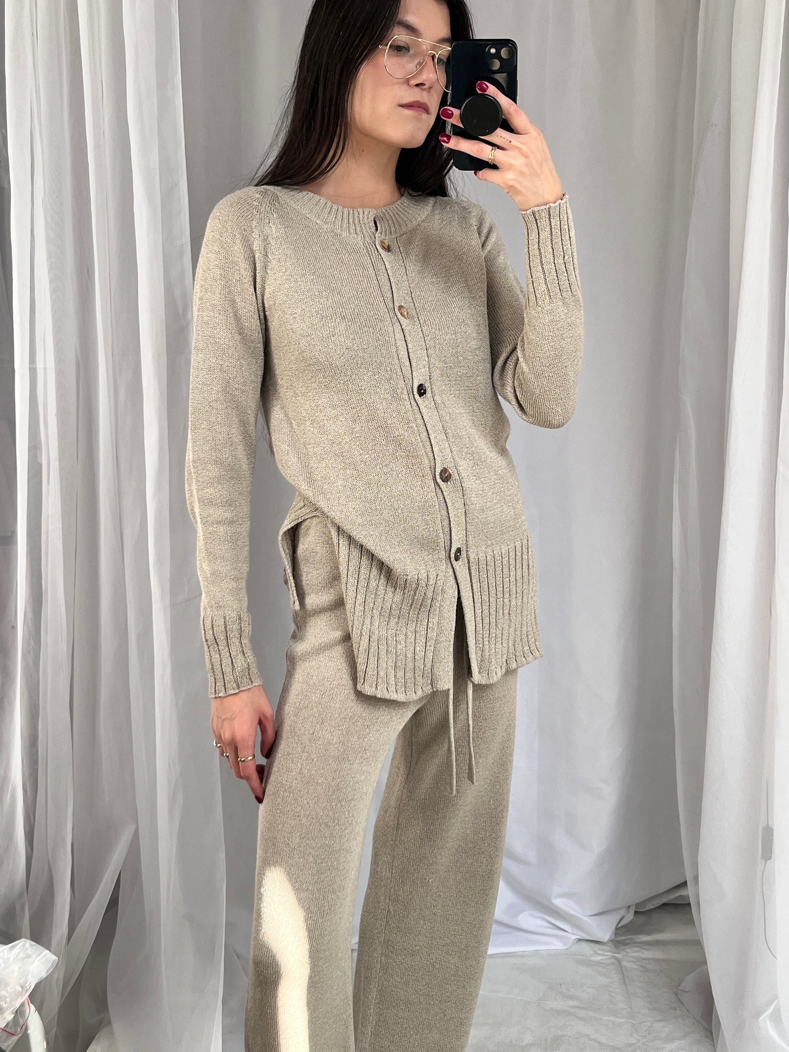 Linen Knit Set