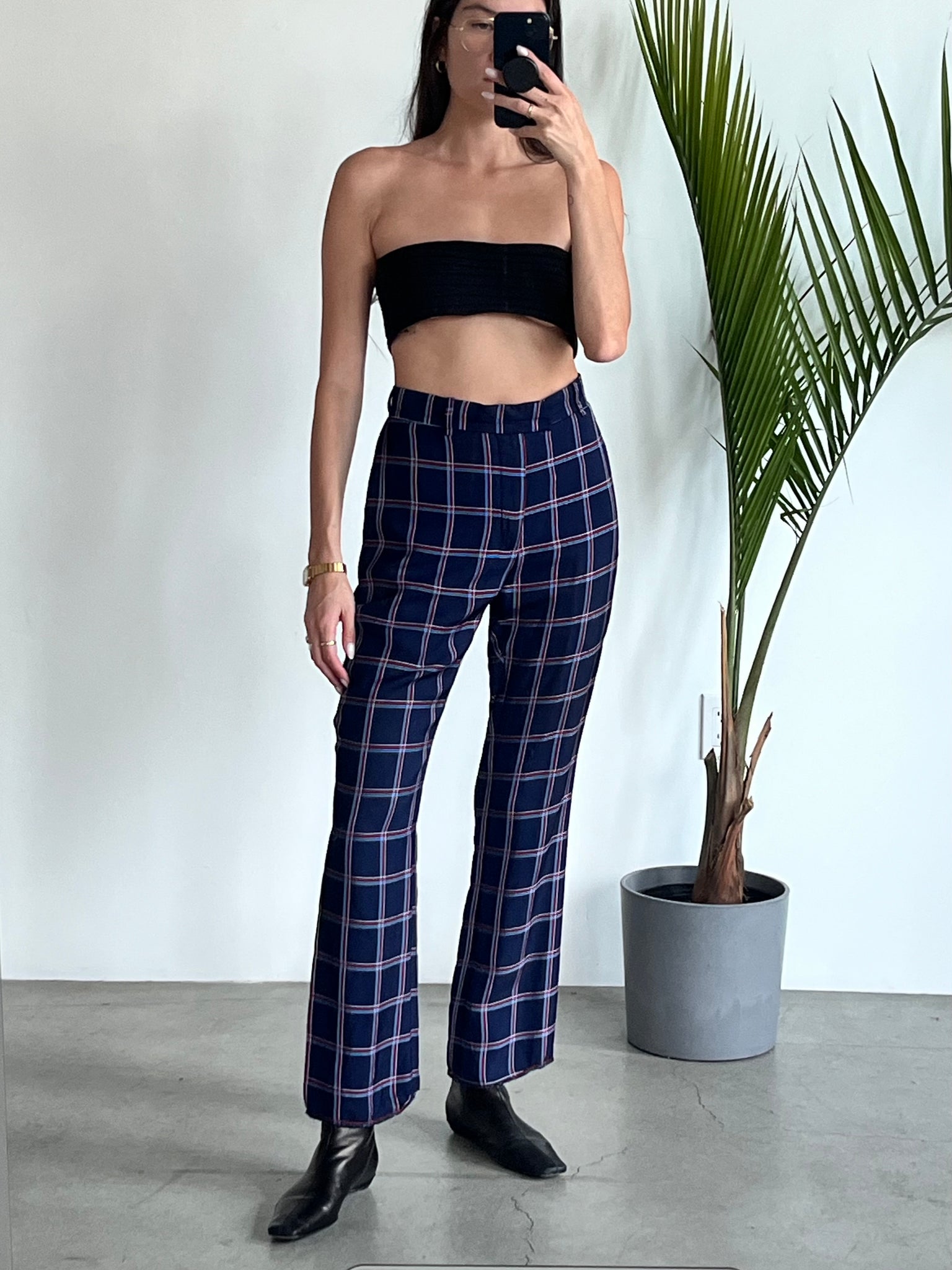 Garcons Infideles plaid pant