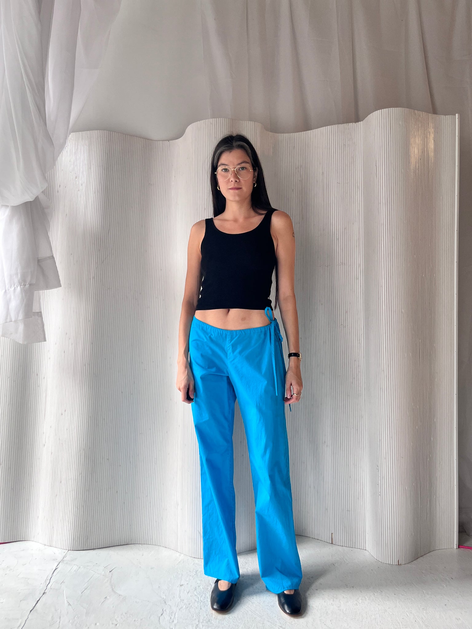 Brooke Callahan teal tie pant