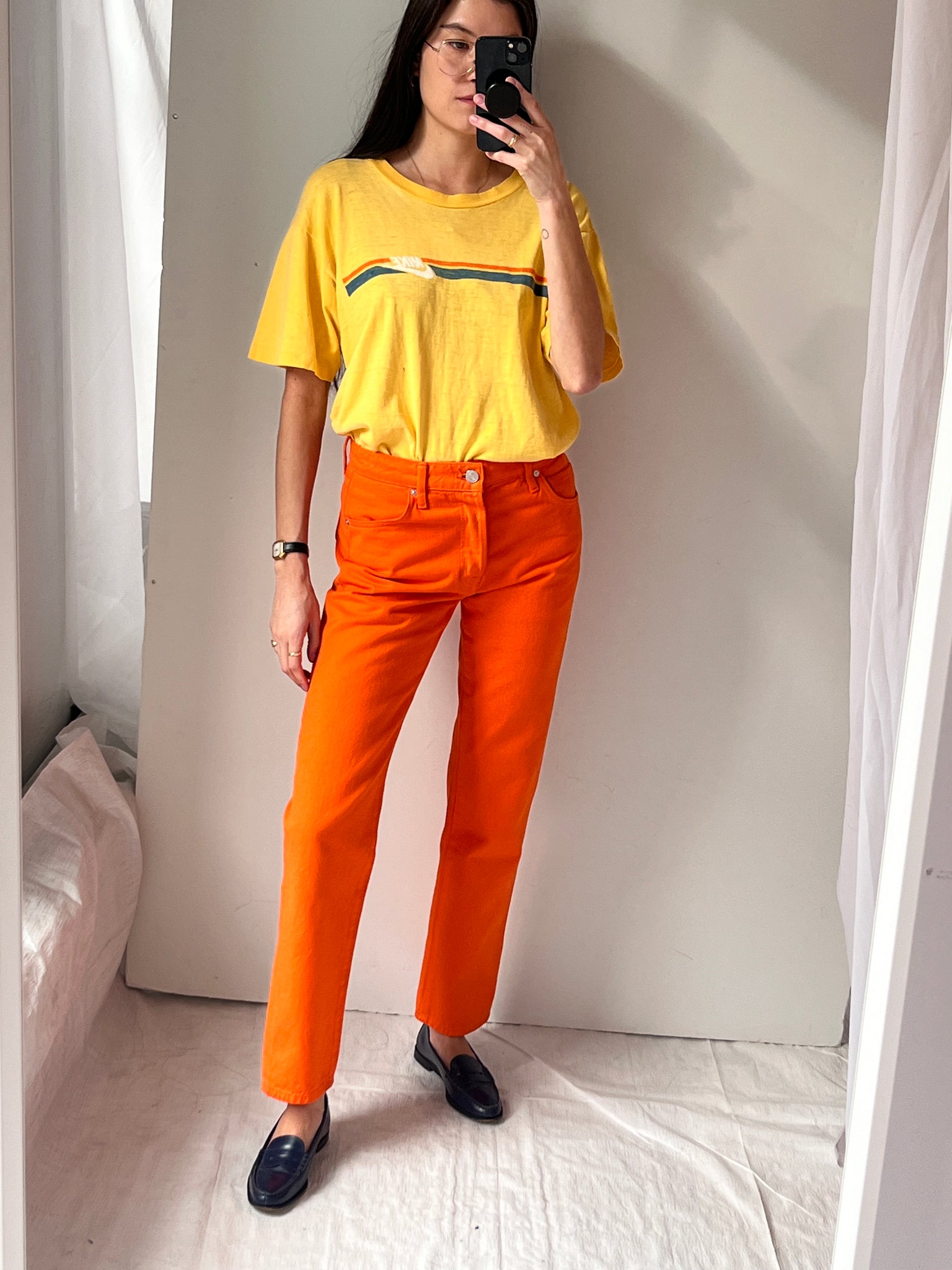 Frame Orange Denim