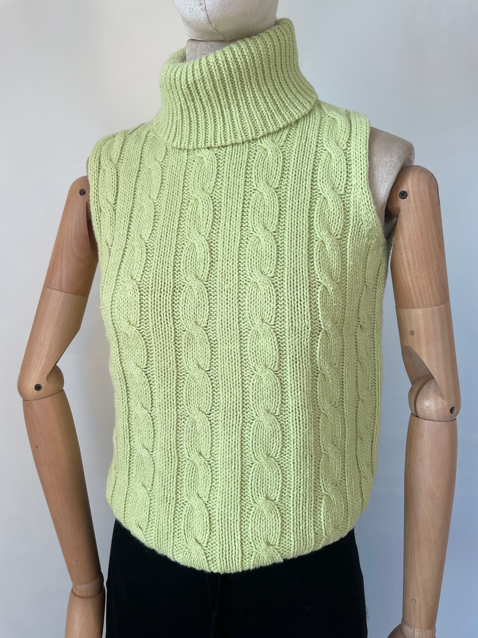 Neon Green Turtleneck