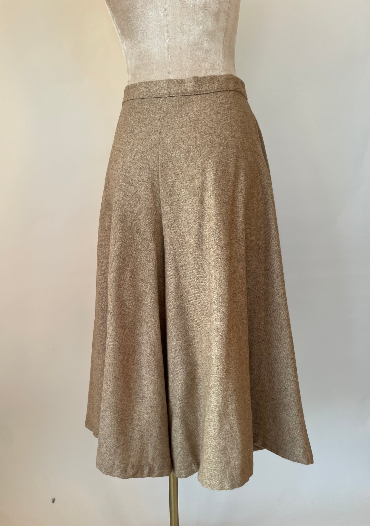 Taupe Culottes Trouser