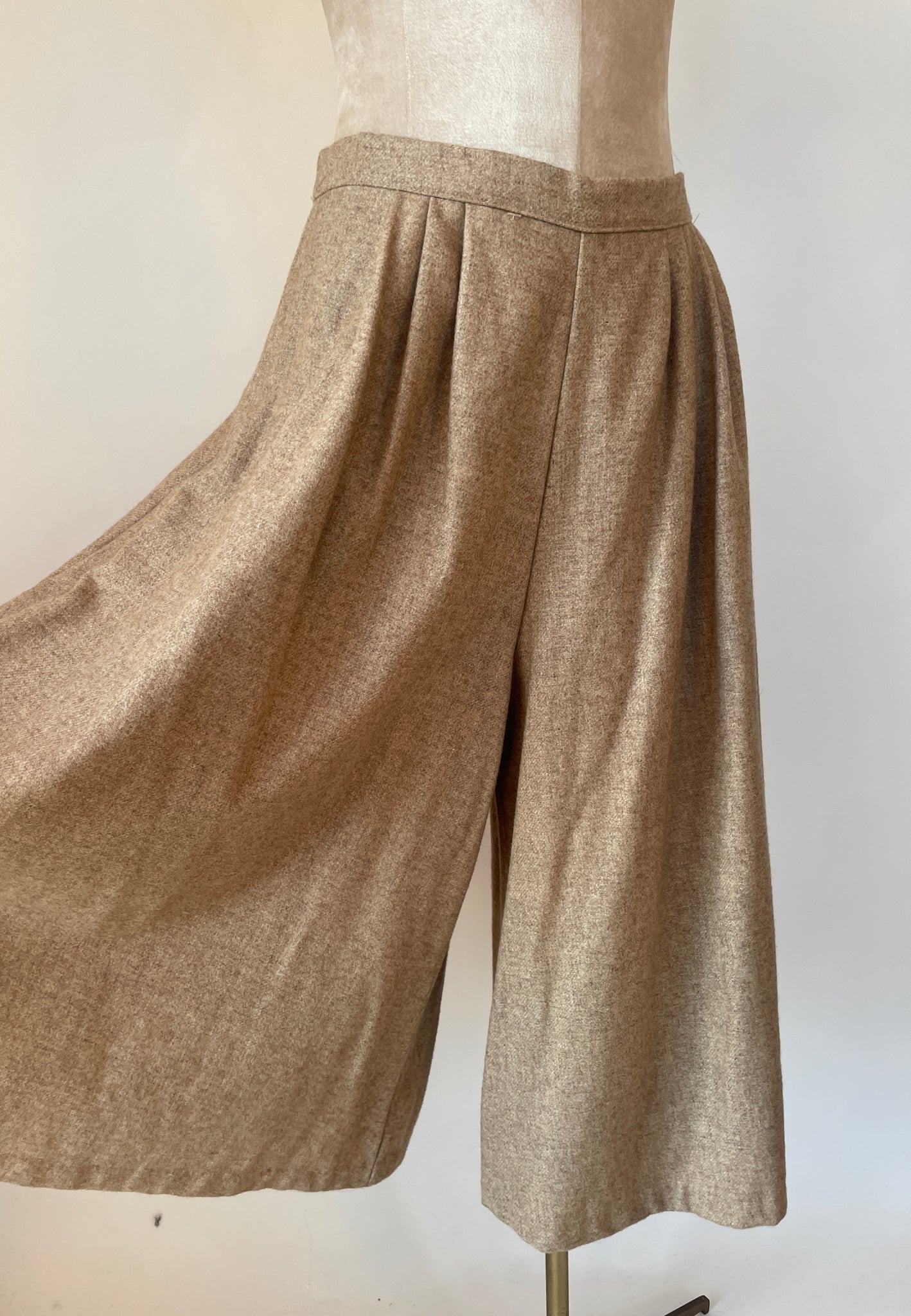 Taupe Culottes Trouser