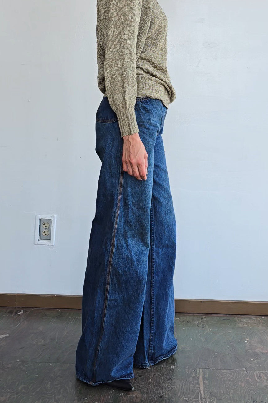 1970s Wide Leg Denim