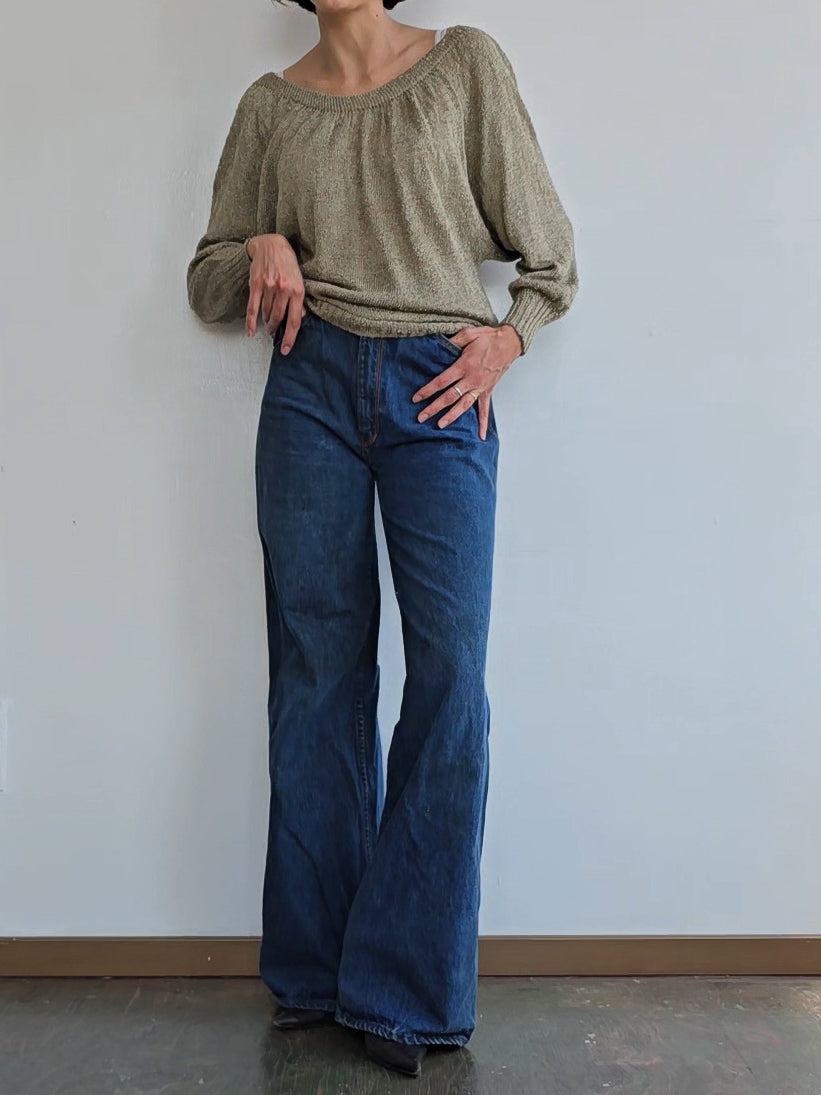 1970s Wide Leg Denim