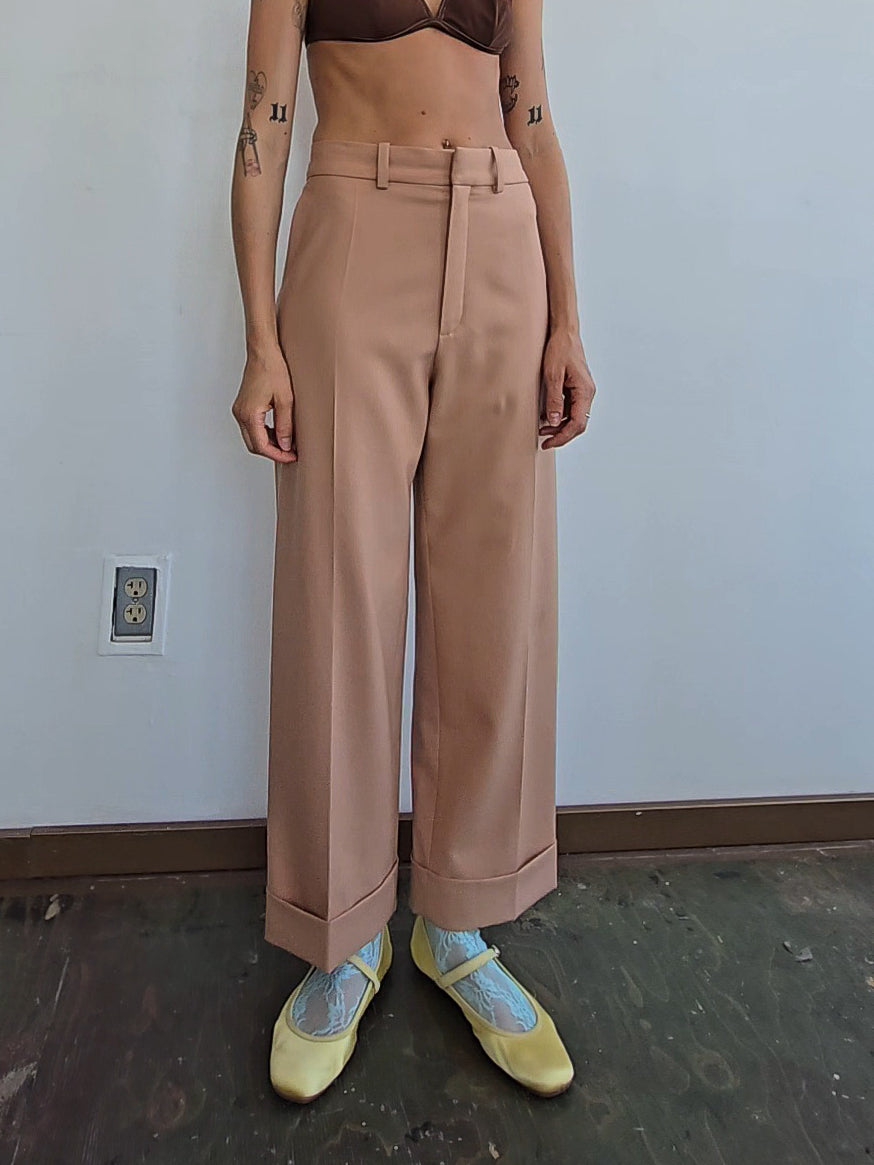 Chloe Rose Peach Trousers