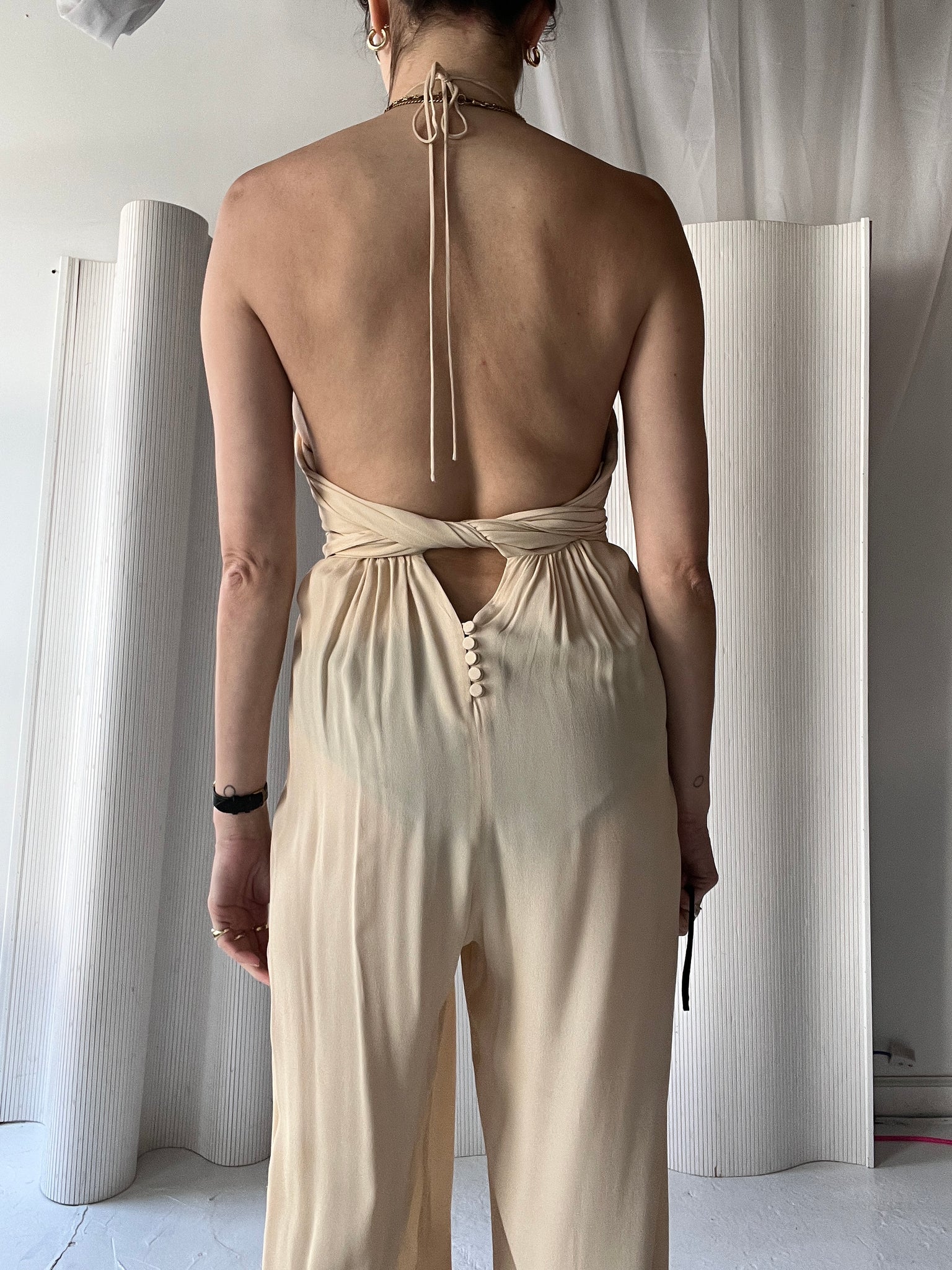 Jacquemus nude jumpsuit