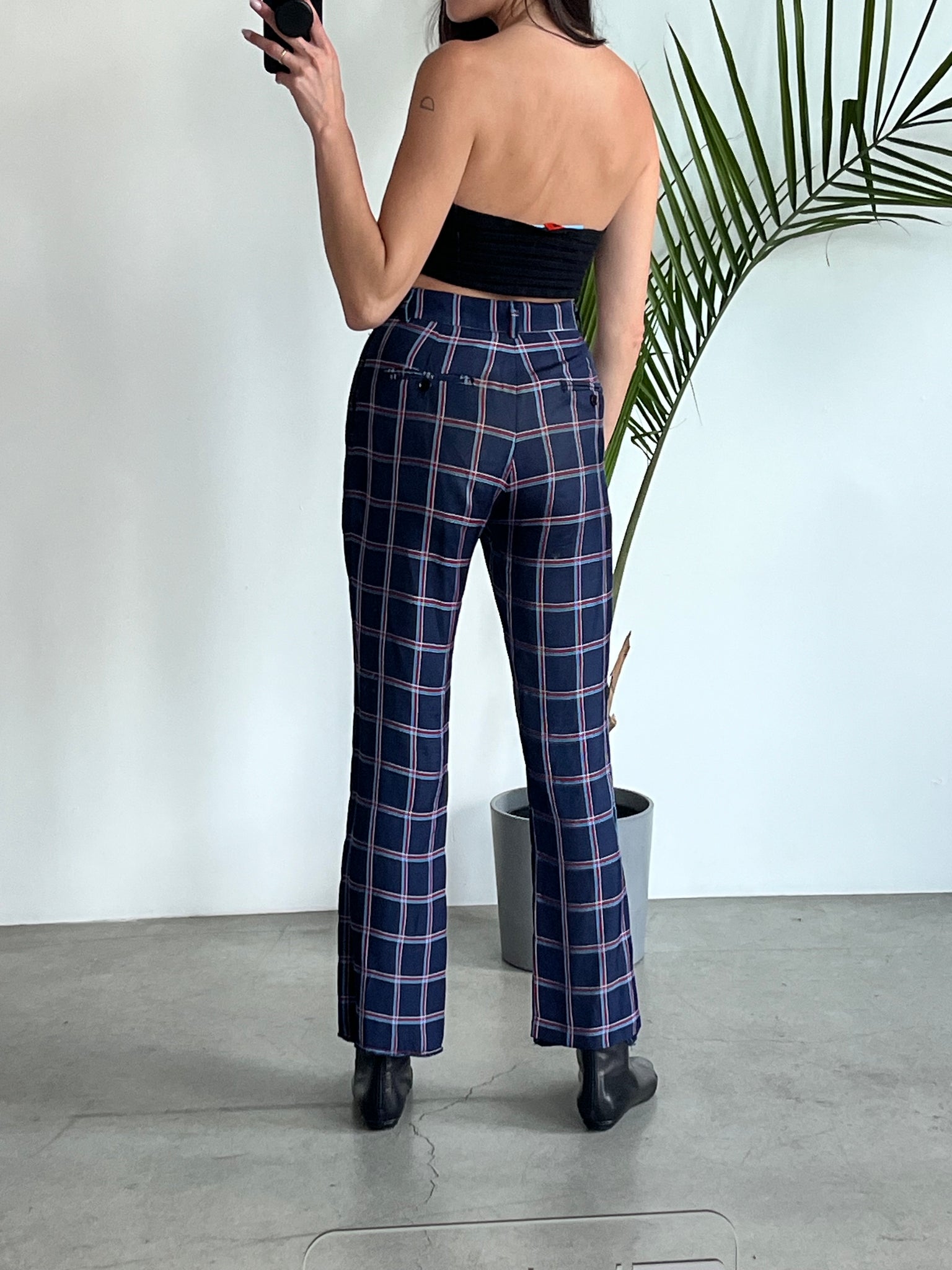 Garcons Infideles plaid pant