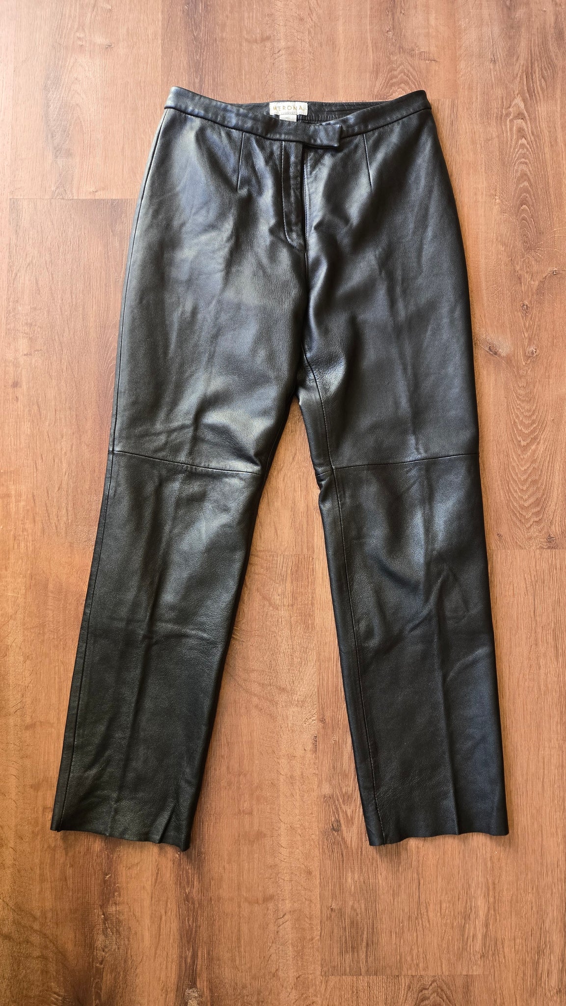 Black leather pants