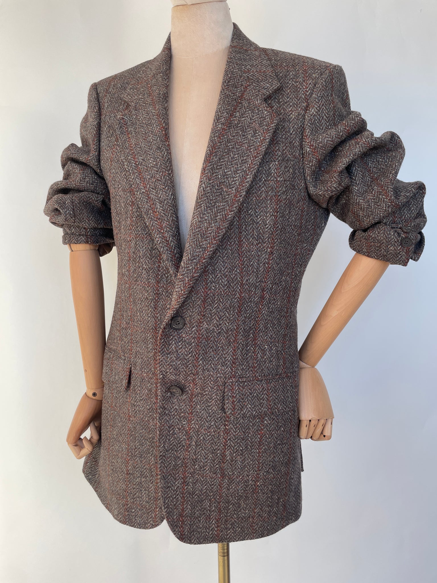 Vintage Glen Plaid Blazer