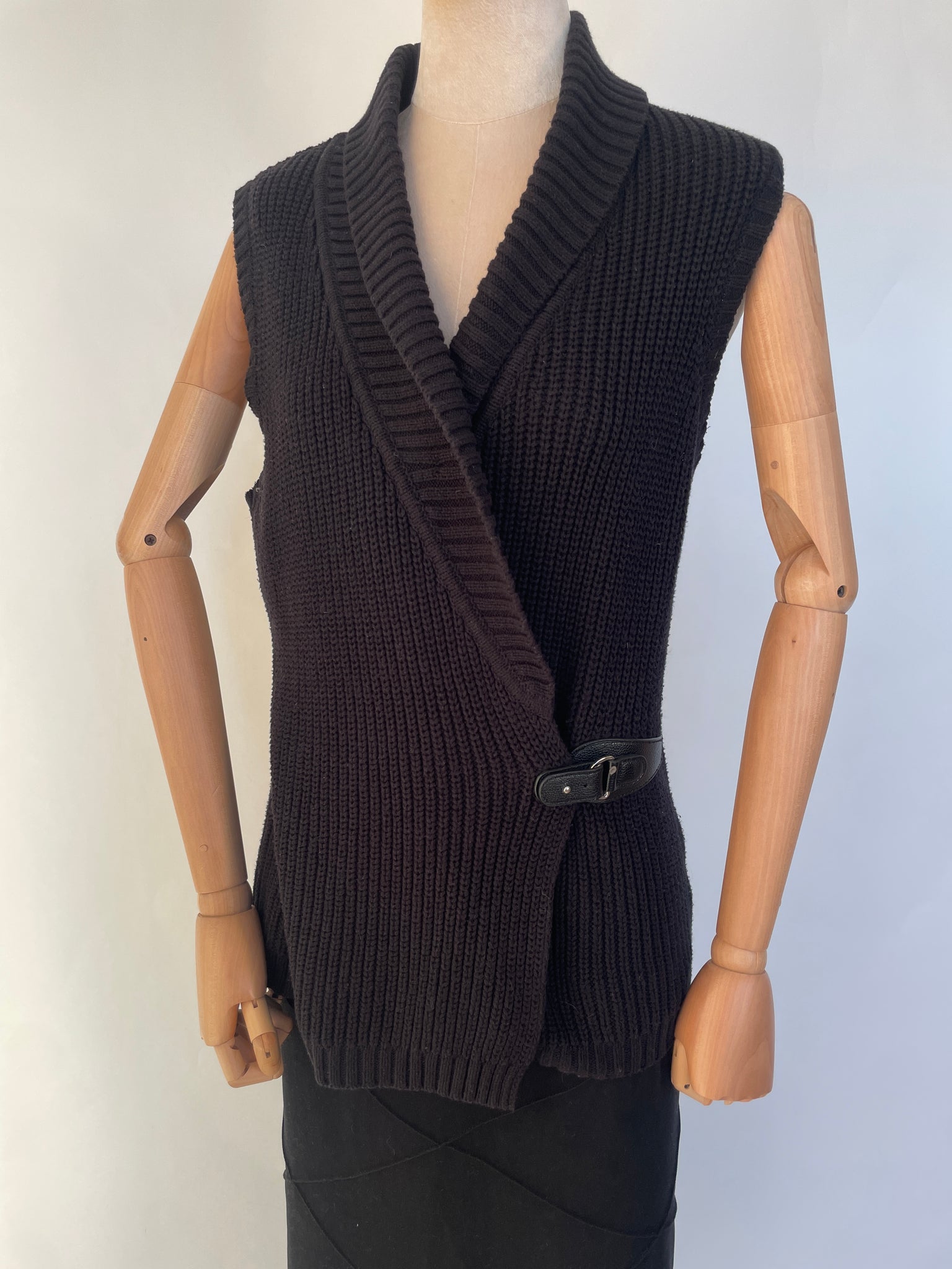 Midnight Wrap Sleeveless Vest