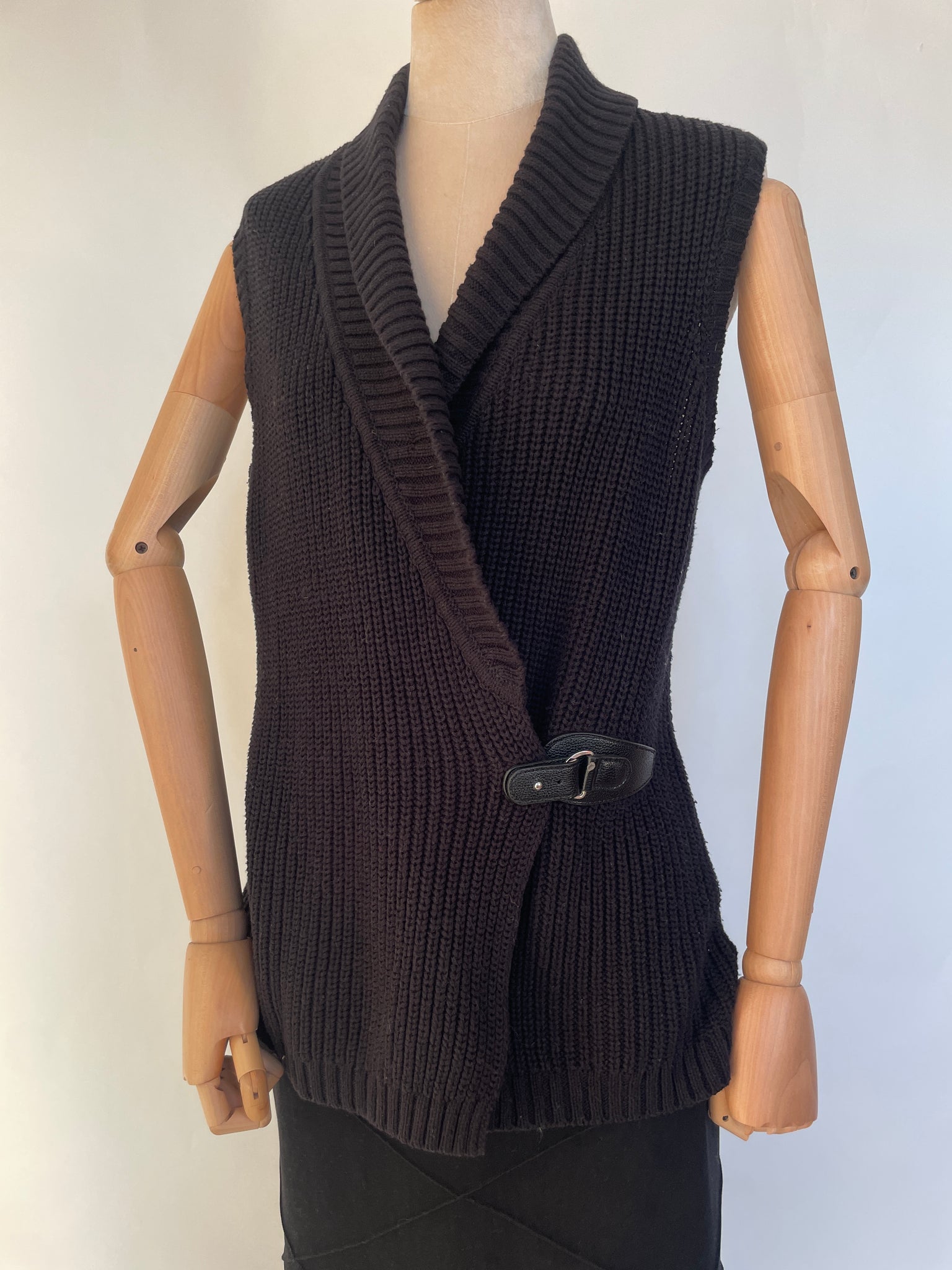 Midnight Wrap Sleeveless Vest