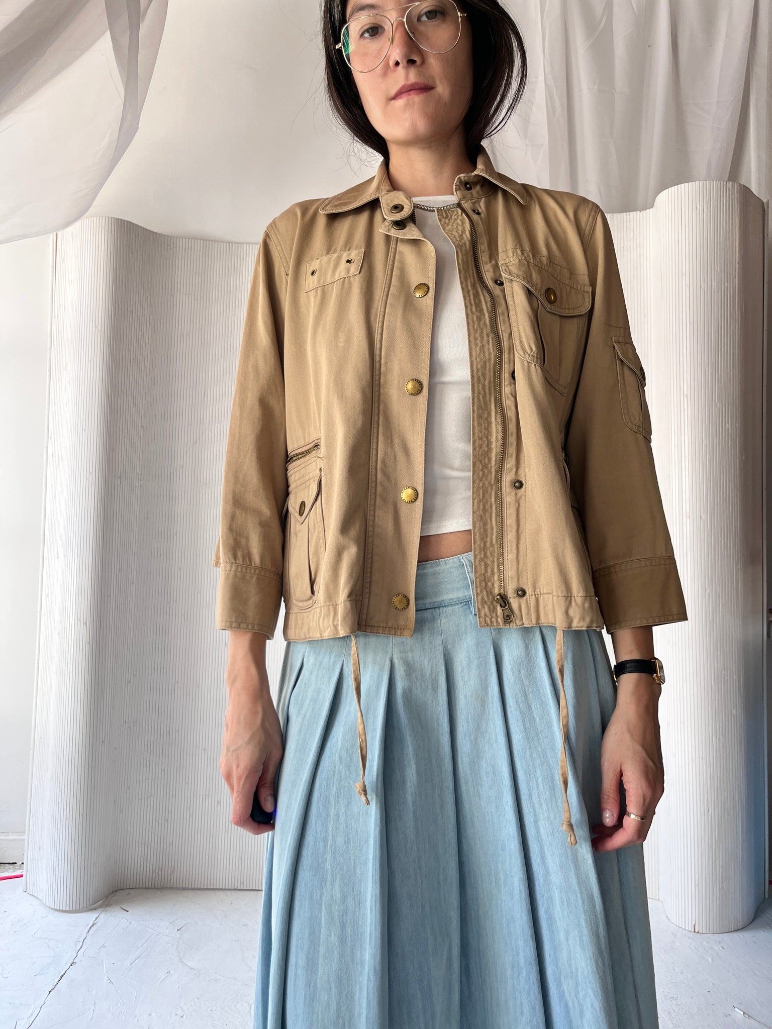 RL safari crop jacket