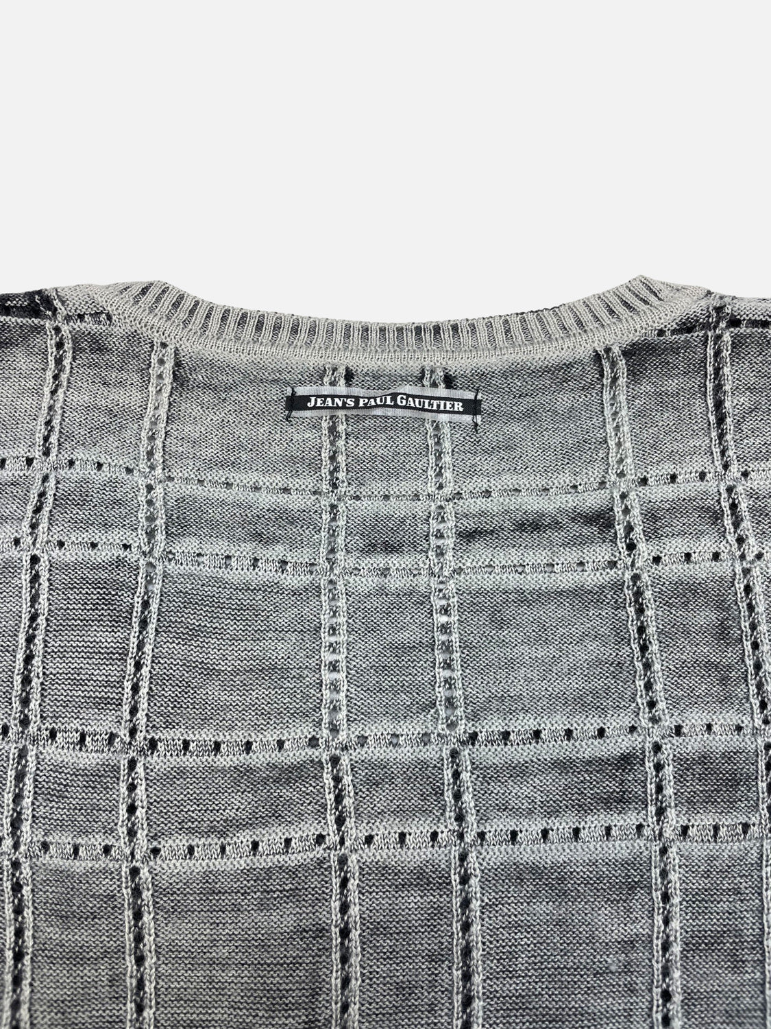 Gaultier Bleached Effect Jumper