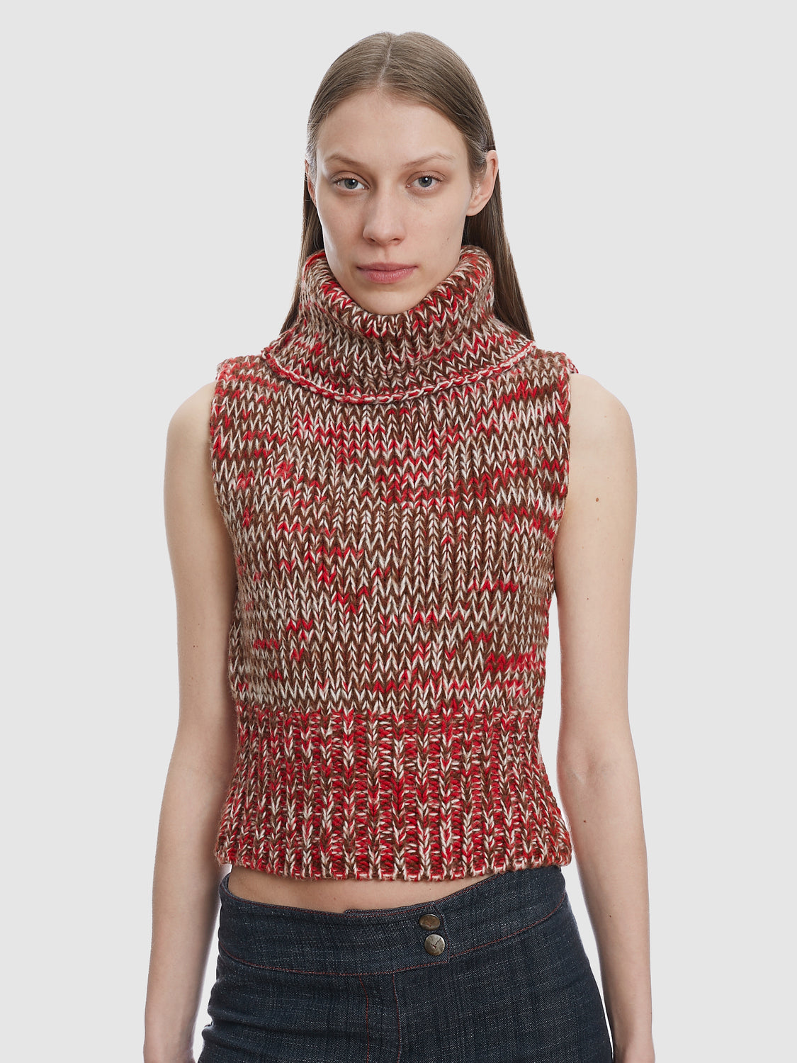 Dolce & Gabbana Melange Knitted Vest