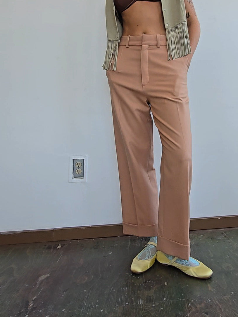 Chloe Rose Peach Trousers