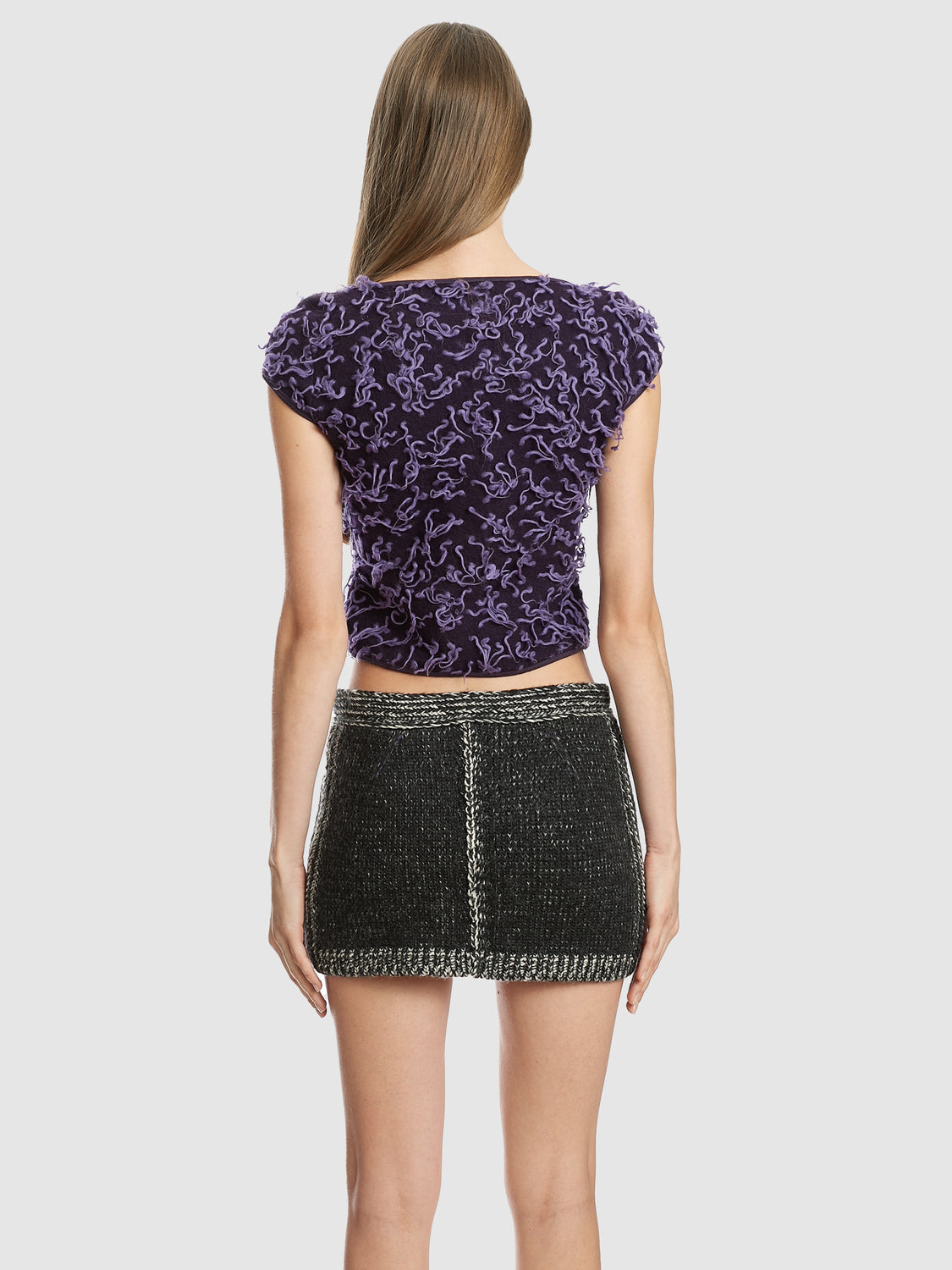 Miss Sixty Knitted Mini Skirt