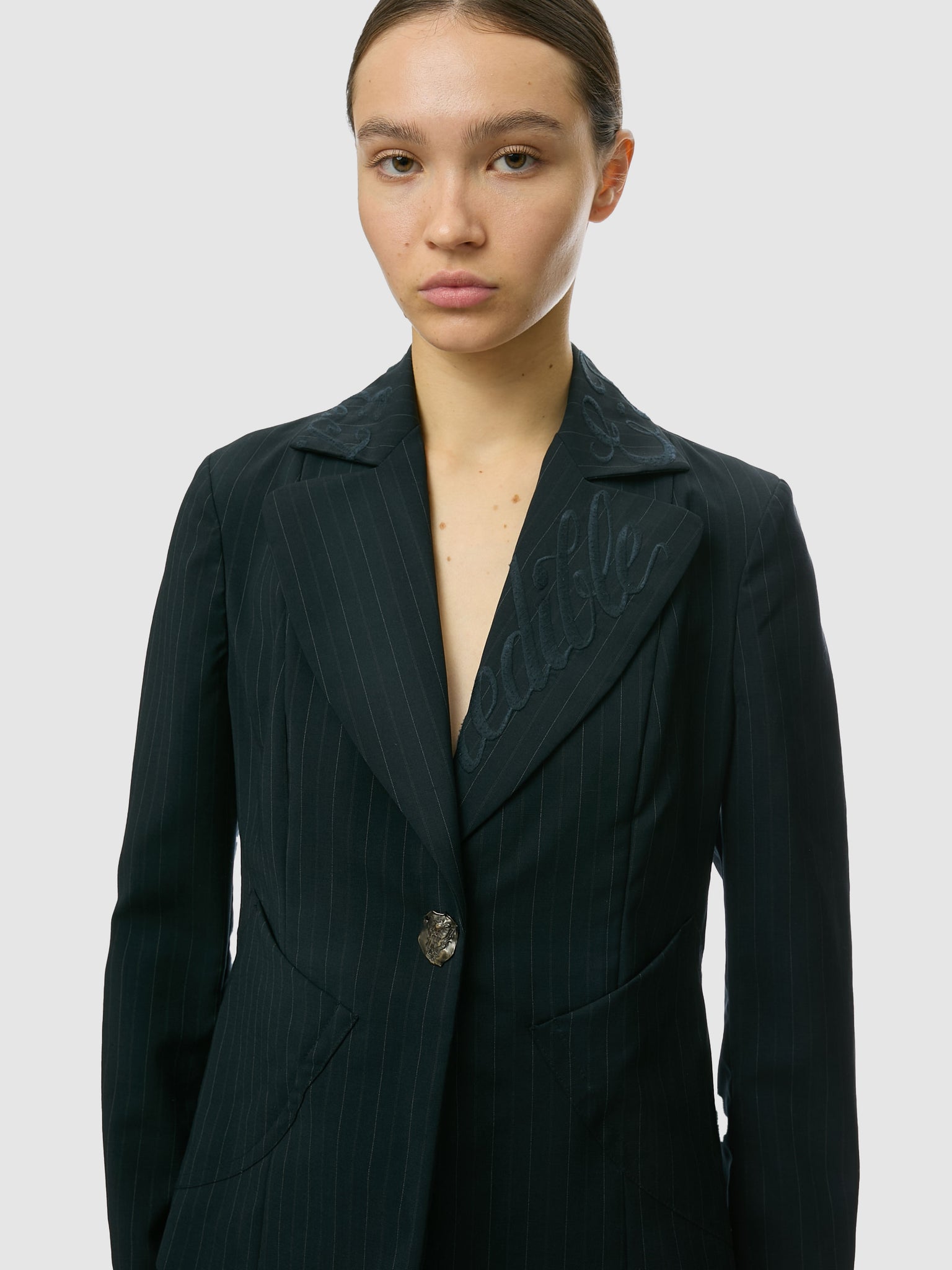 E-Play Pinstripe Blazer