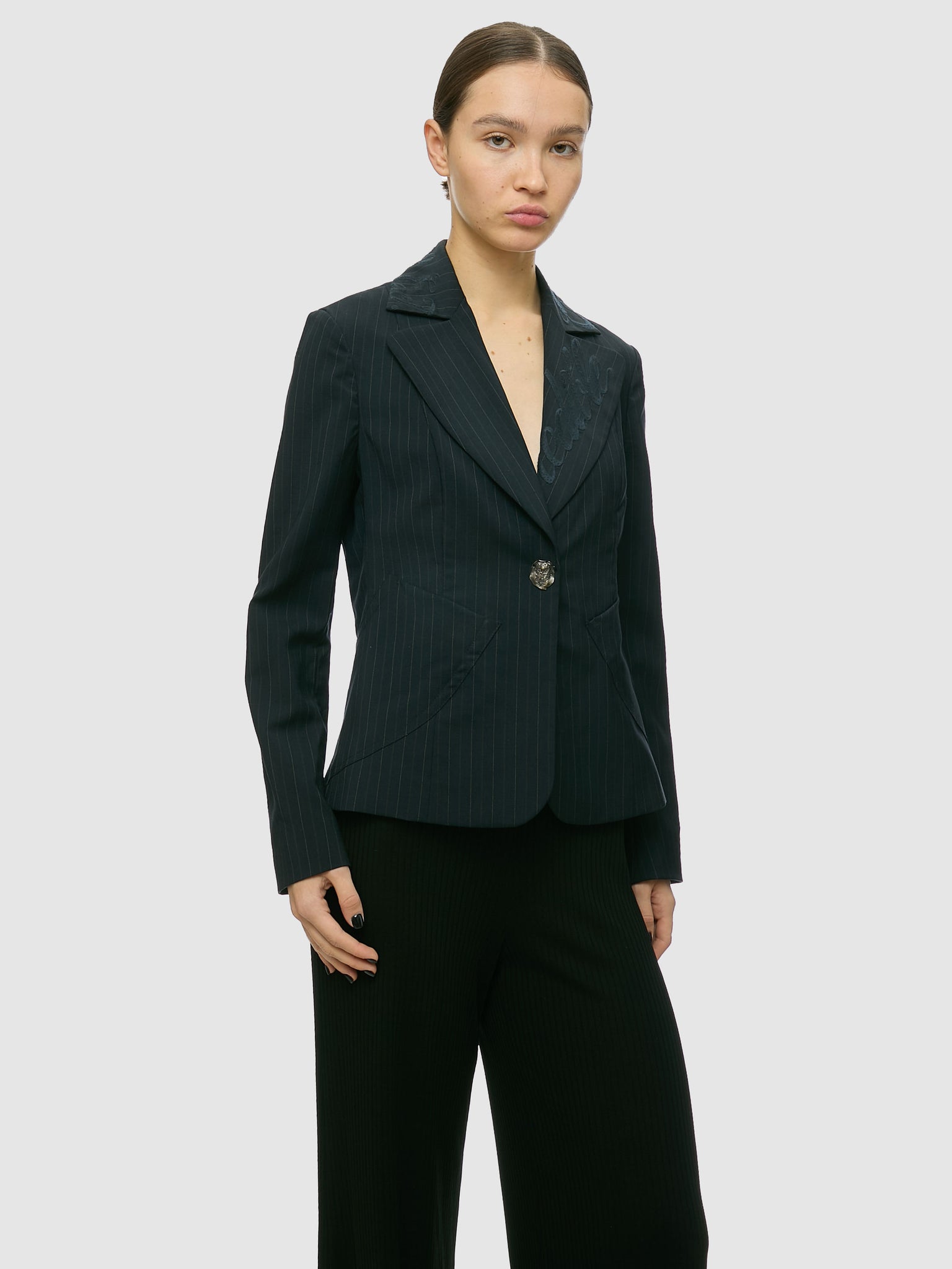 E-Play Pinstripe Blazer