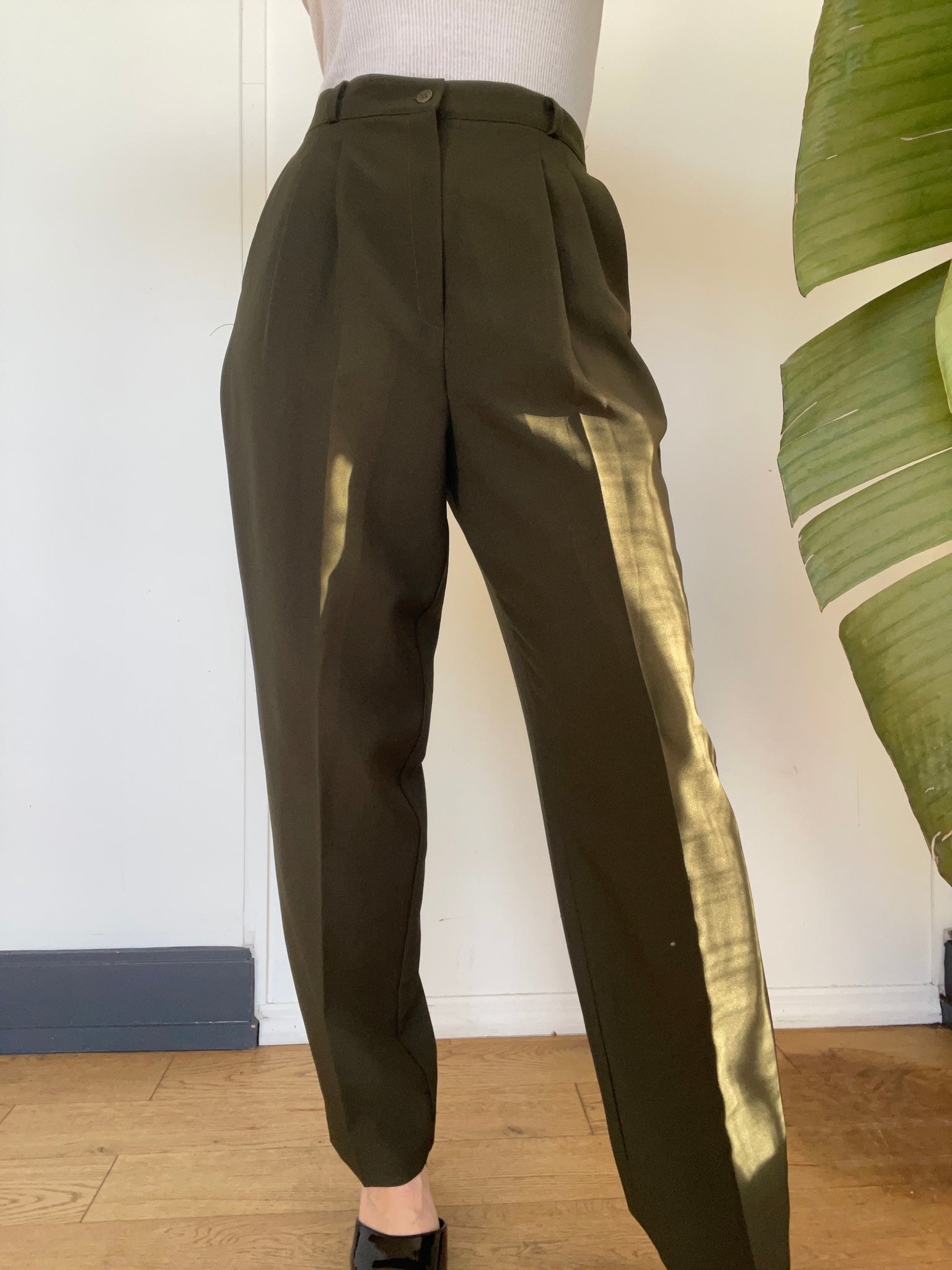 Olive Tapered Trouser