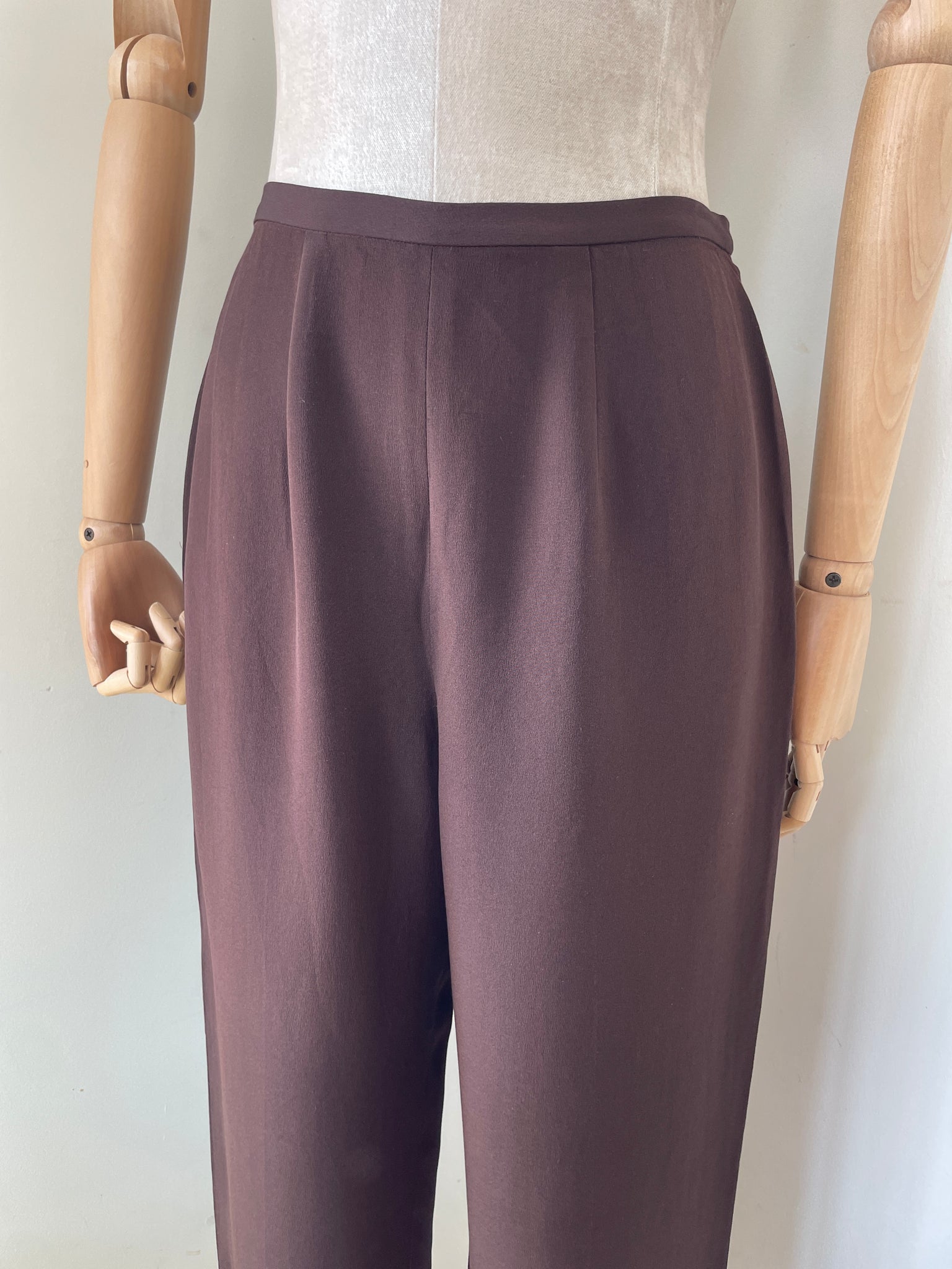 Silk Tapered Trouser