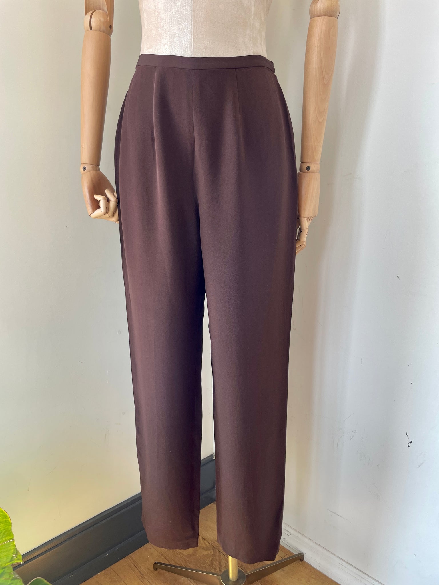 Silk Tapered Trouser