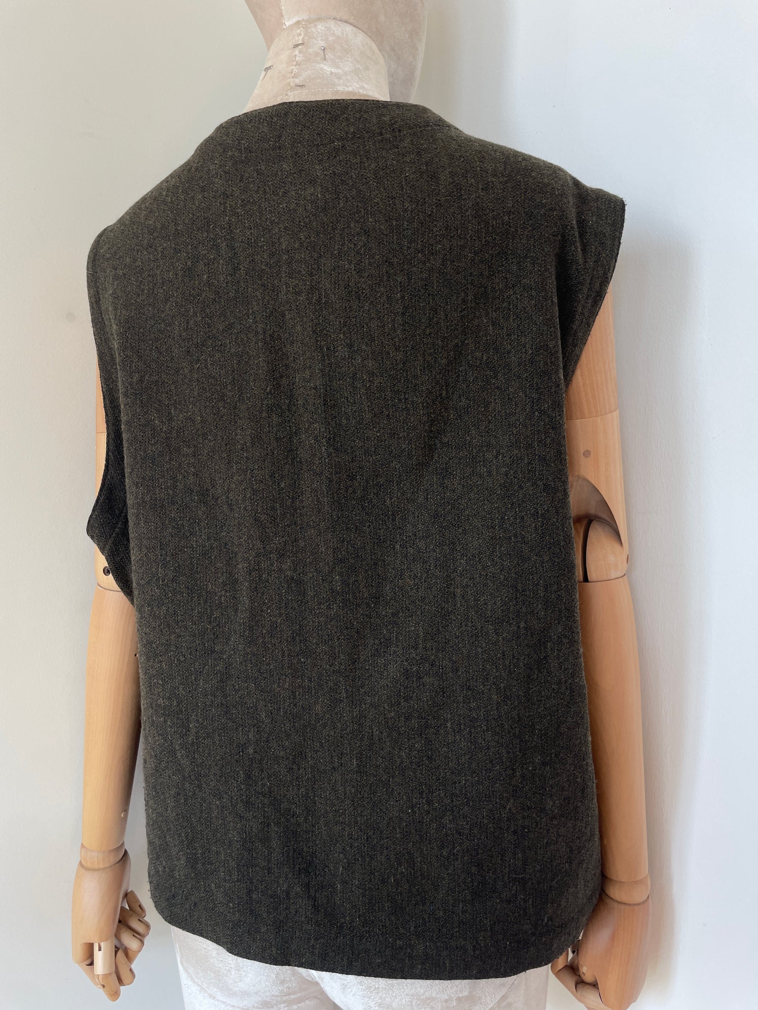 Barney's Wool Suede Combo Vest