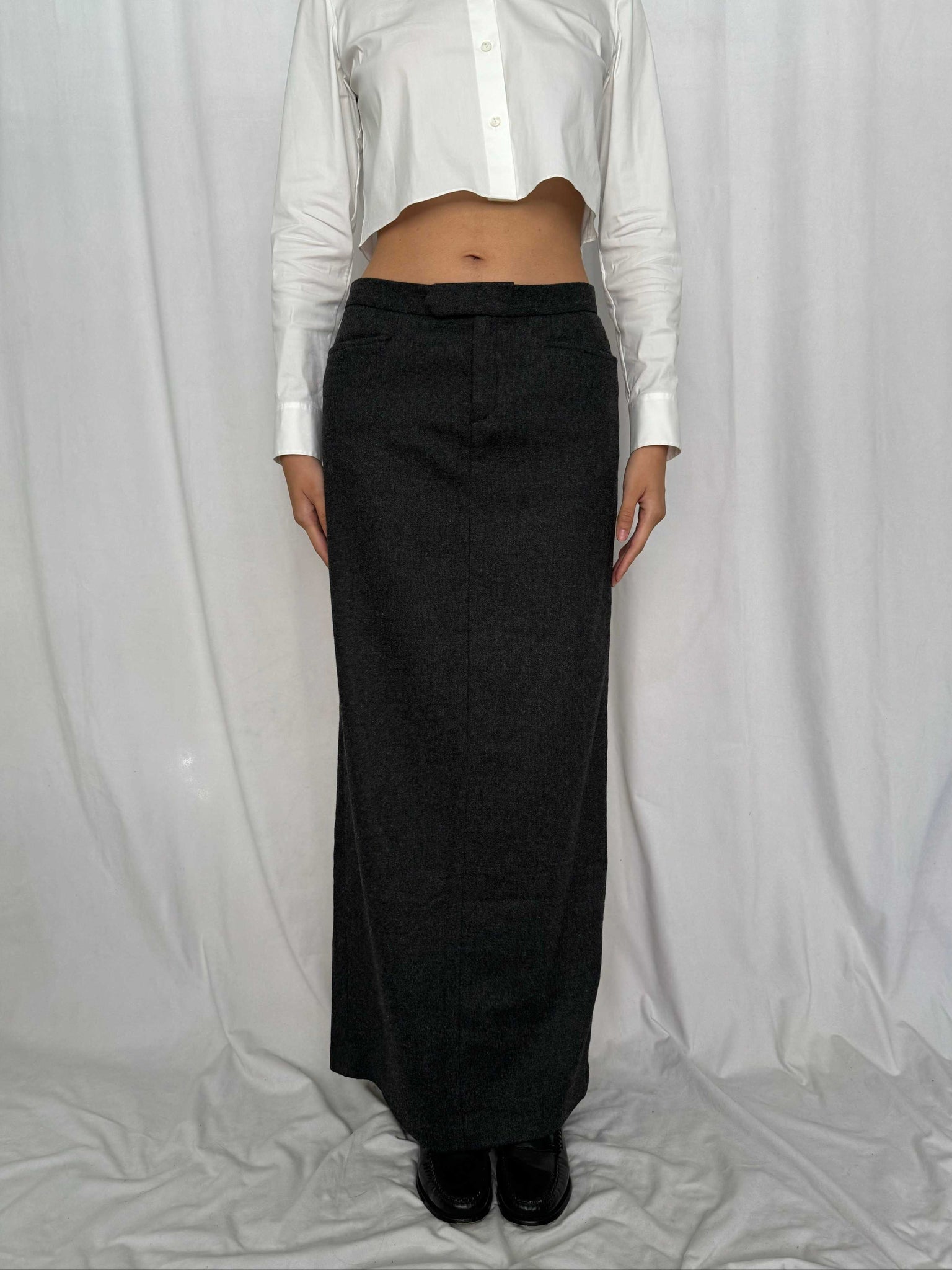 Ralph Lauren Wool Maxi Skirt