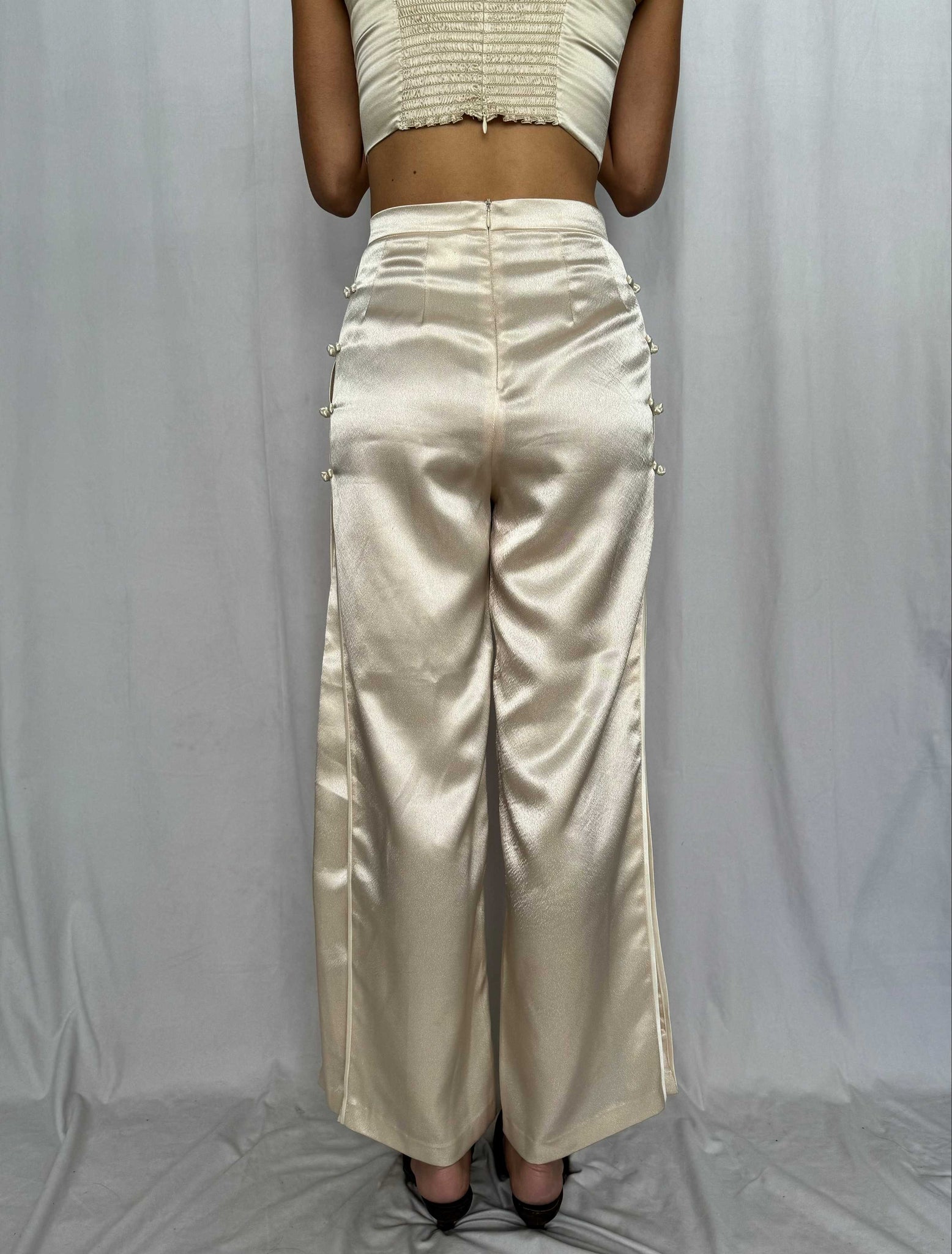 Charles Daniel Hand-Embroidered Pants