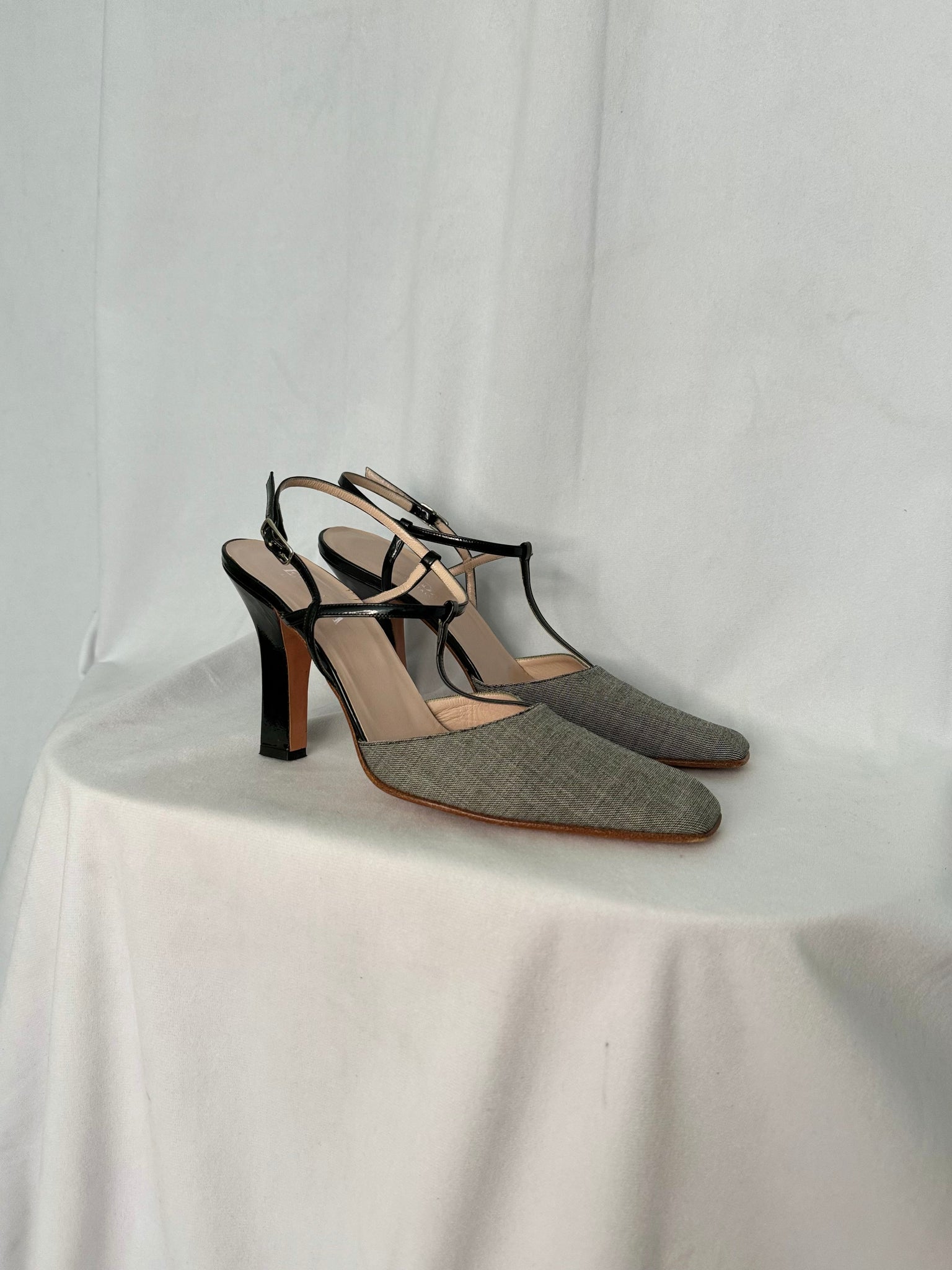 Escada T-Strap Heels