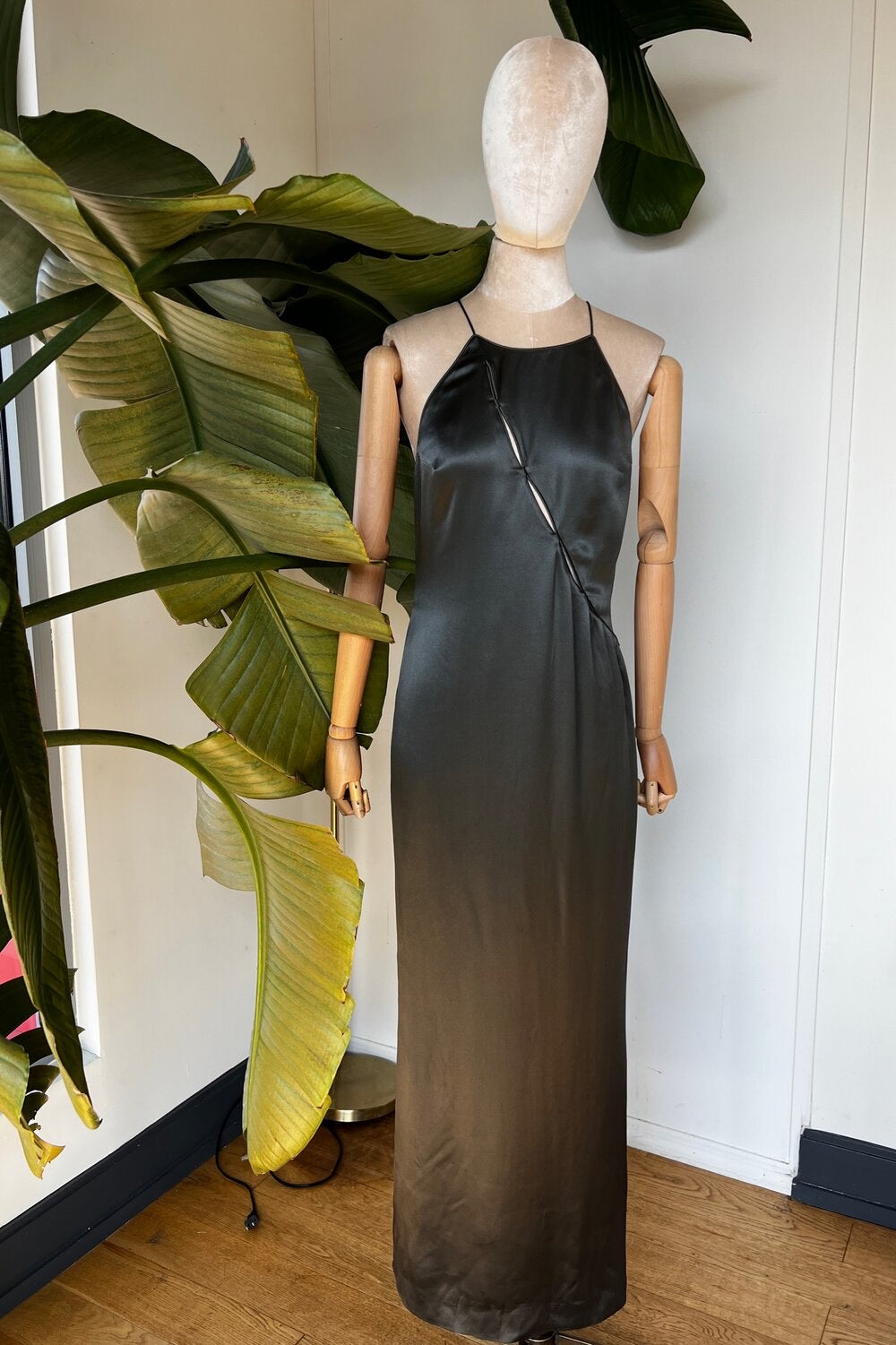 Vintage Armani Gunmetal Gown