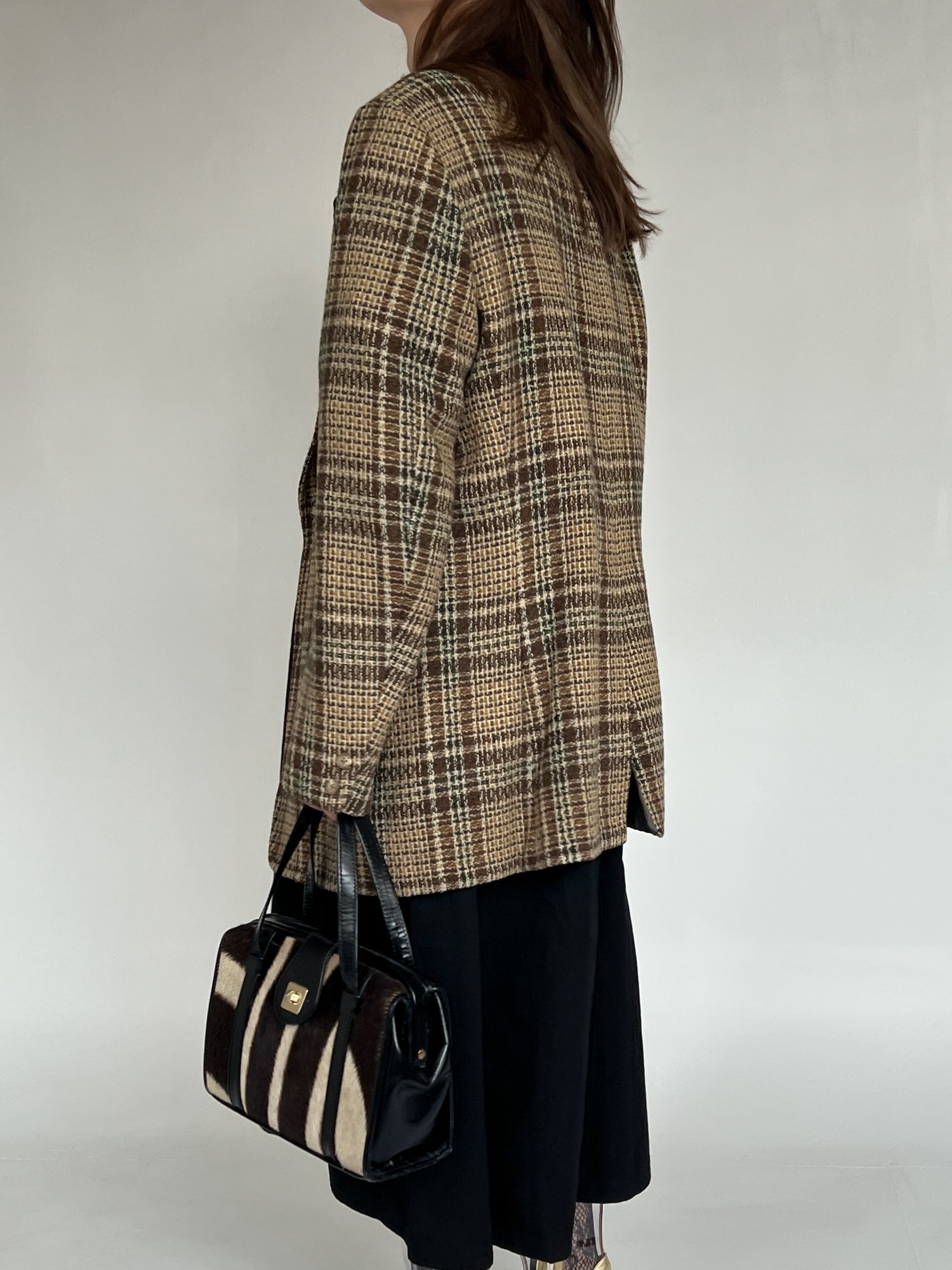 Burberry Woven Plaid Jacket