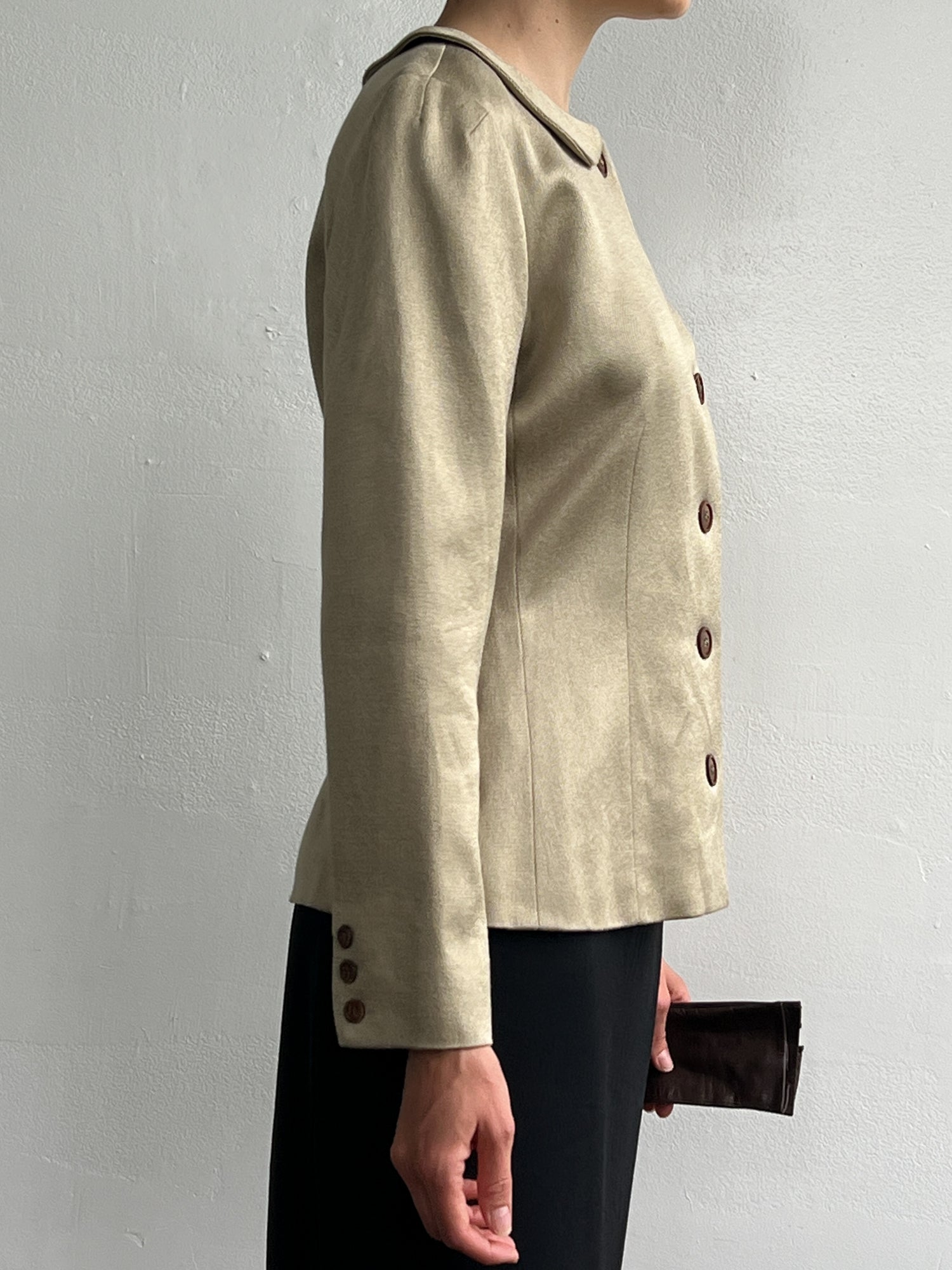 Givenchy Gold Collared Jacket