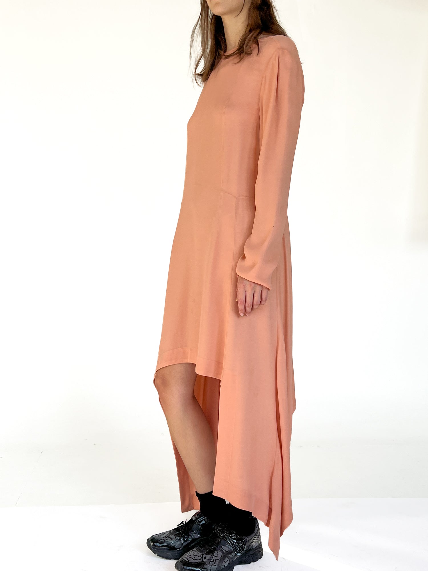 Marni Asymmetric Blush Dress