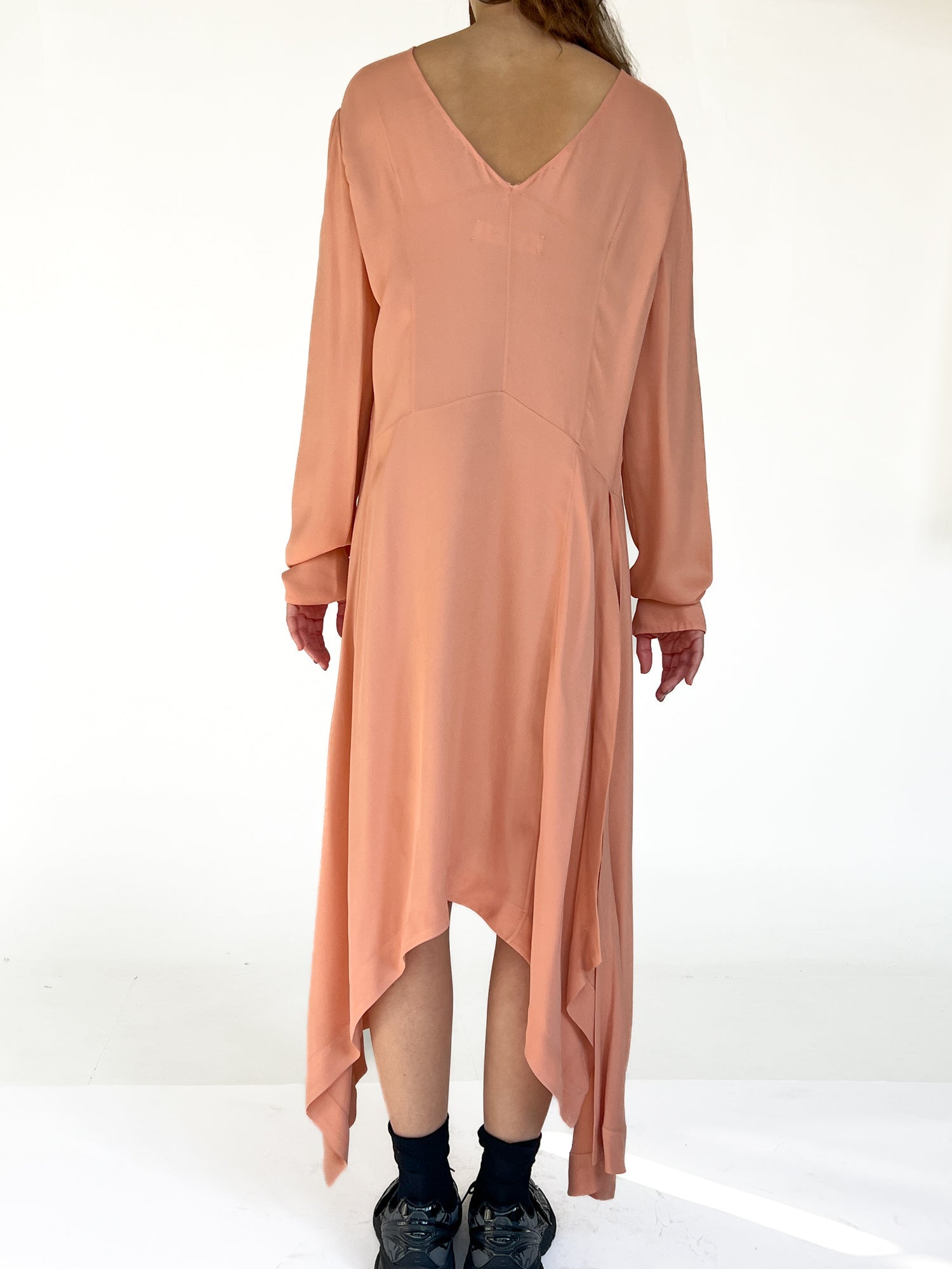 Marni Asymmetric Blush Dress