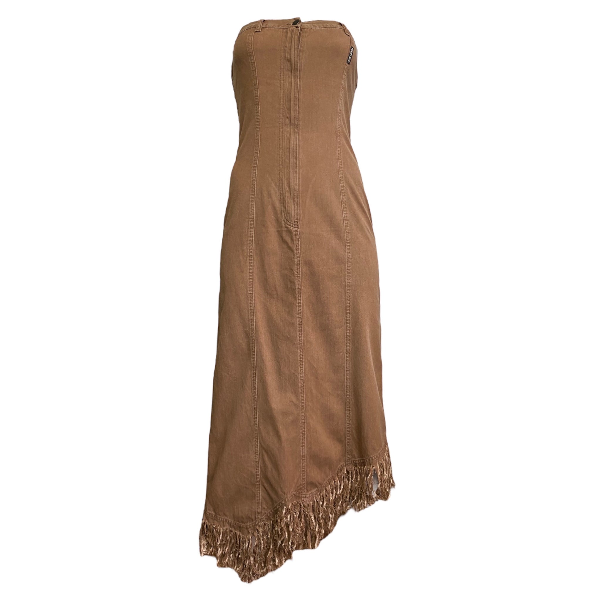 Plein Sud Jeans 1900s Brown Dress