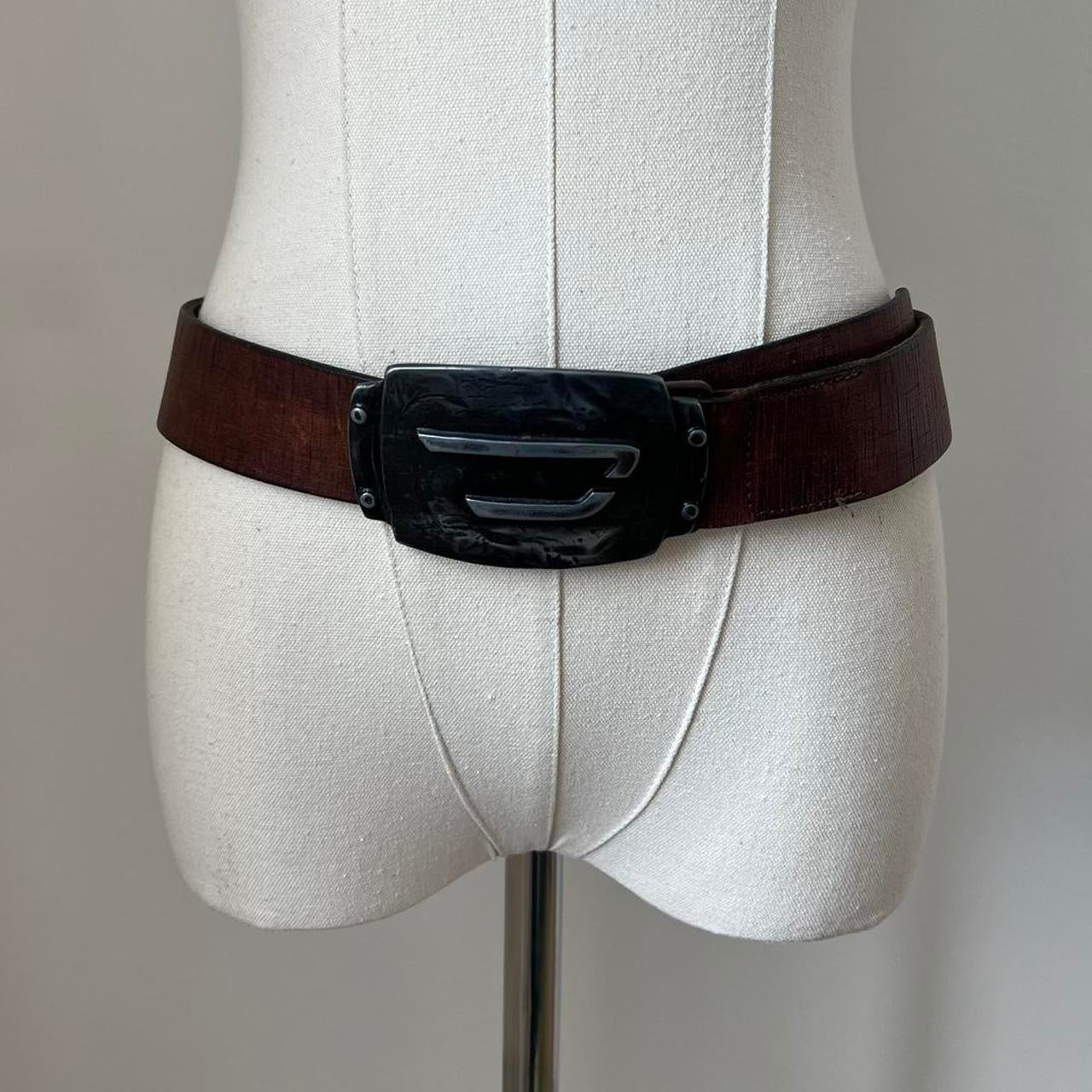 Diesel leather belt