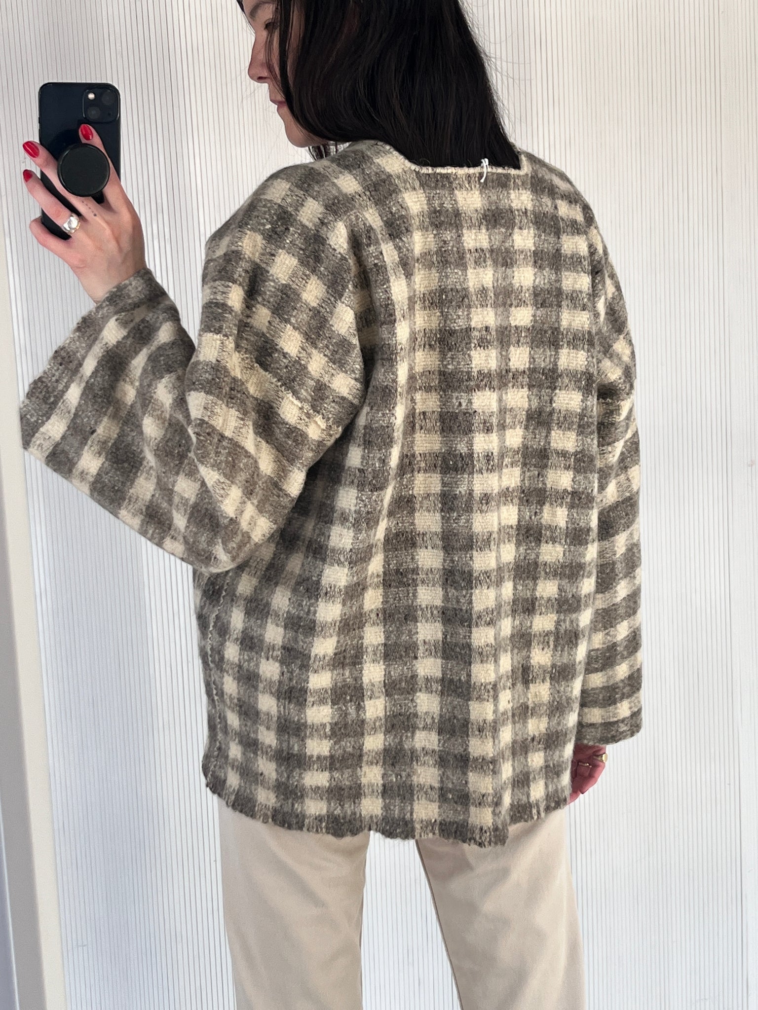 Antique Wool Overshirt Checked