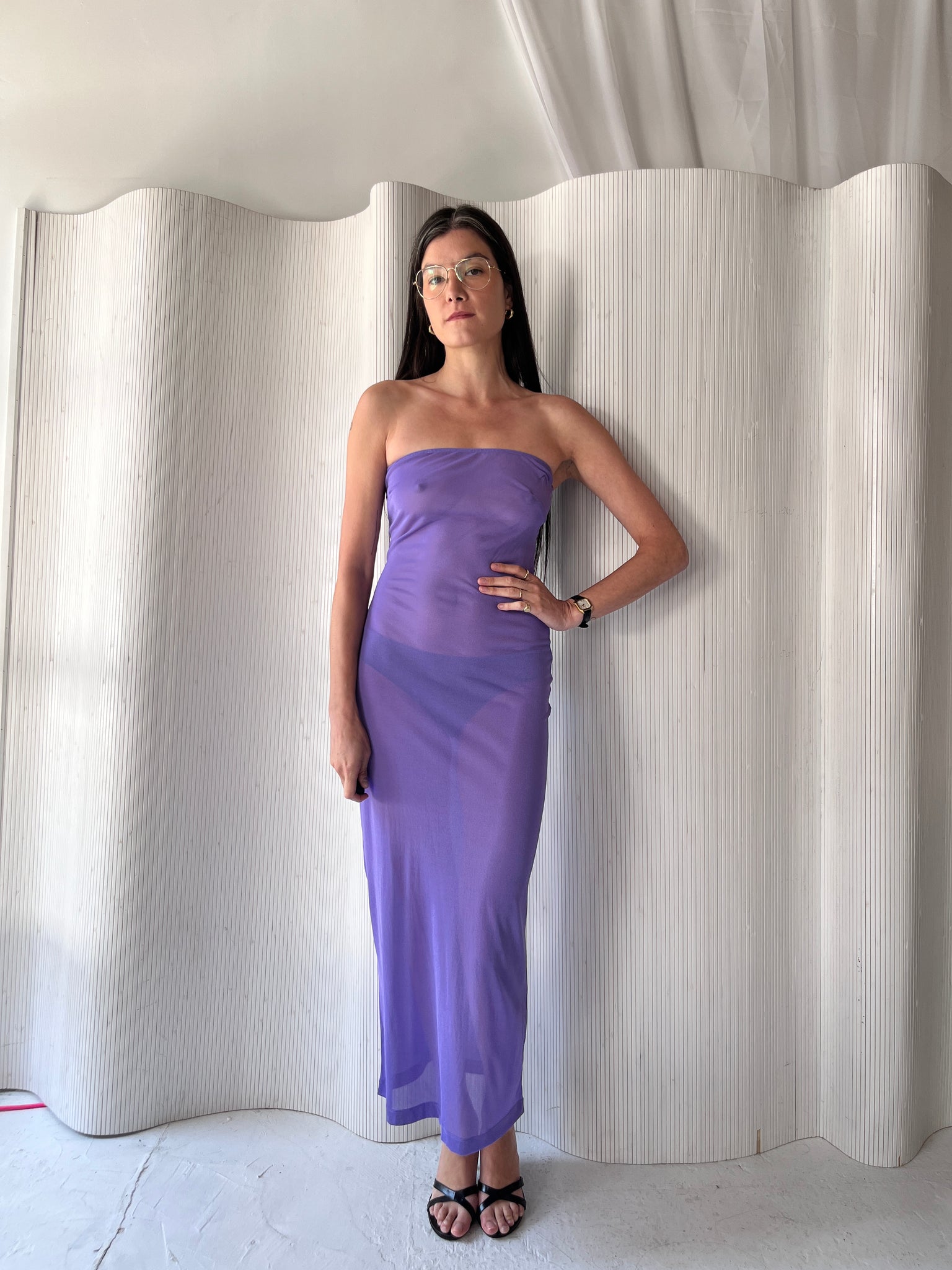 Plein Sud Sun 2000s Purple Dress