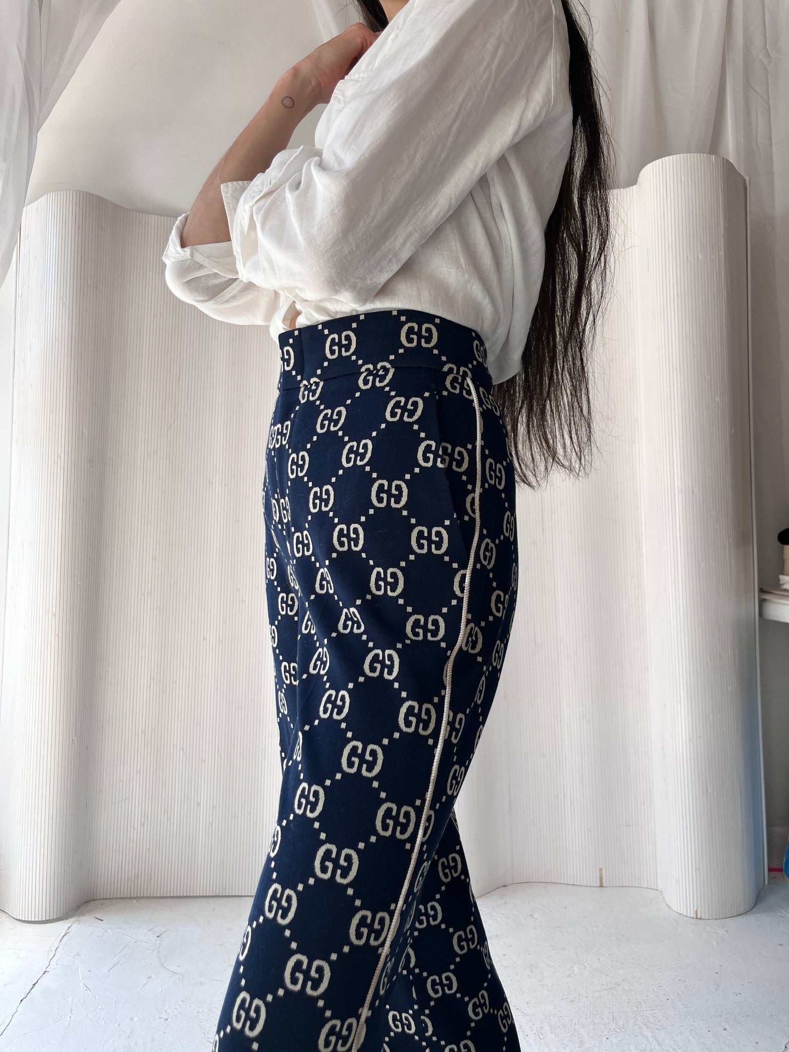 Gucci print track trouser