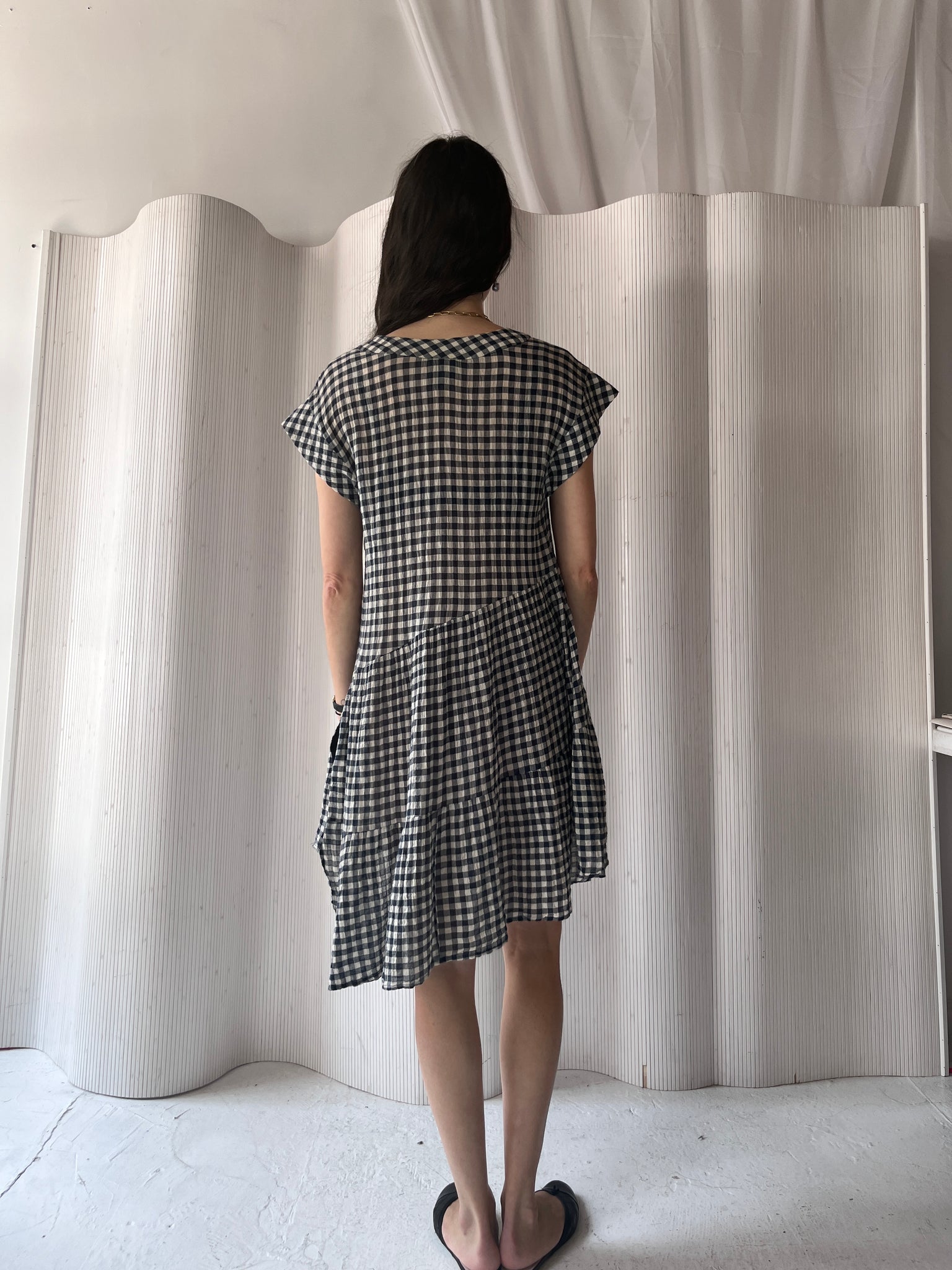 SEA NY gingham dress